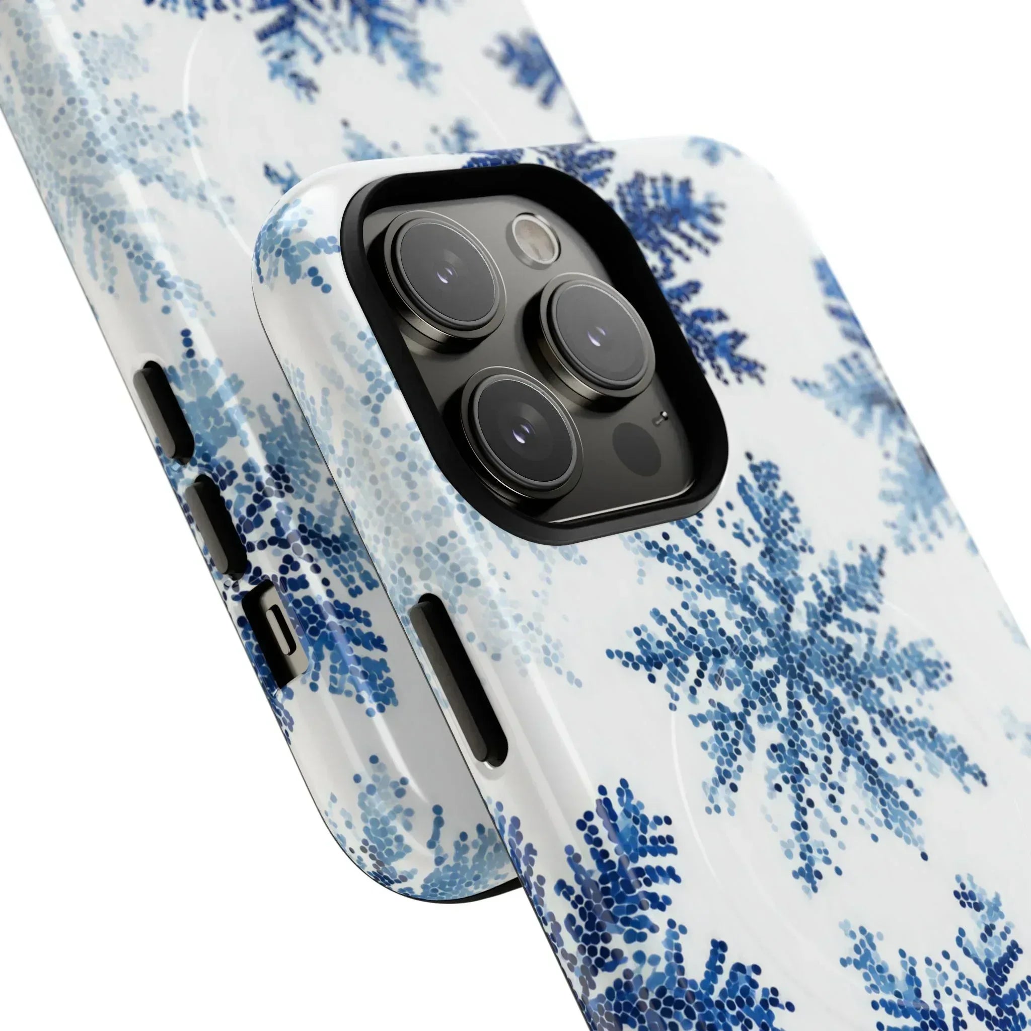 Snowflake Elegance Phone Case for iPhone 13-17 - KARARMDESIGN