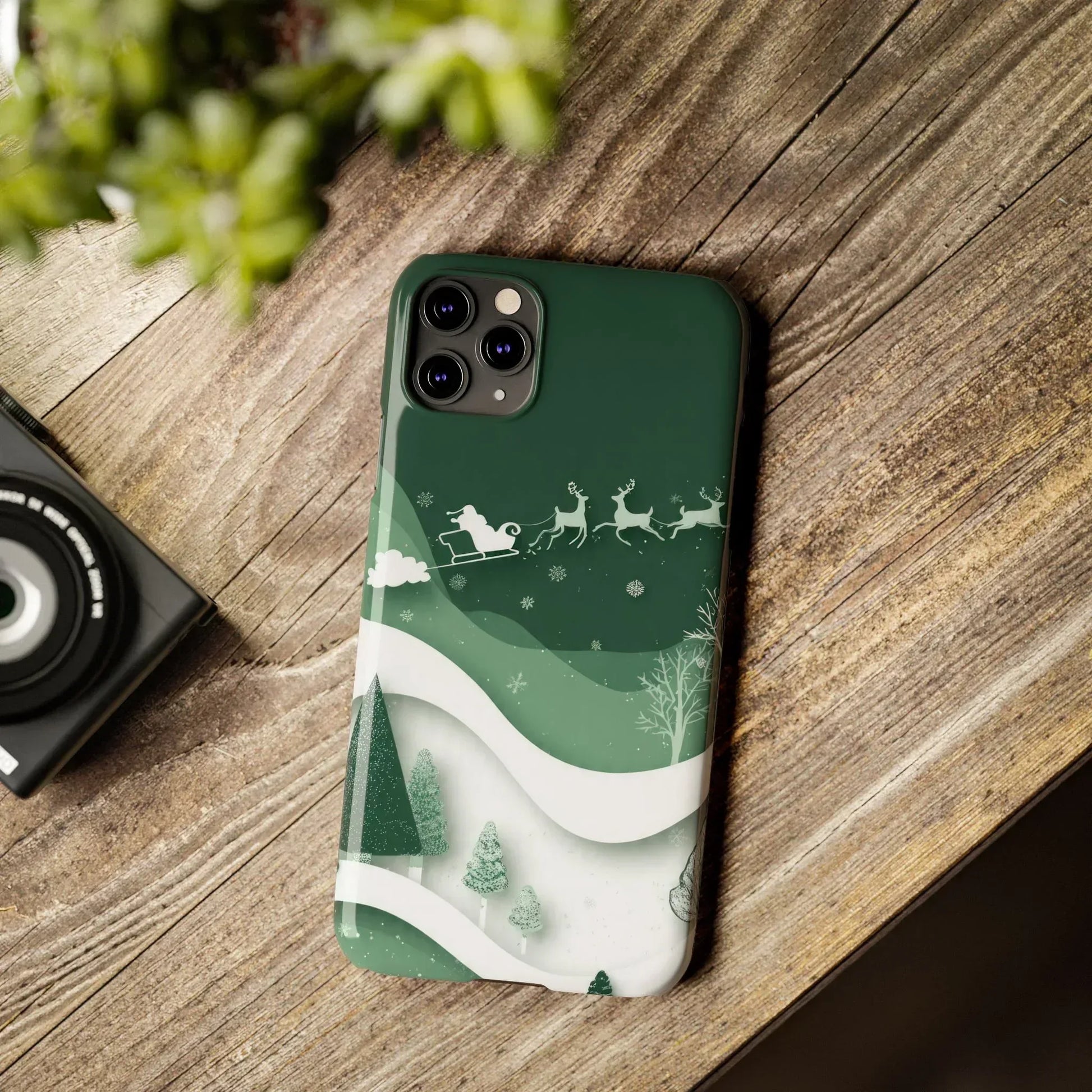 Evergreen Forest Phone Case for iPhone 11–17 - KARARMDESIGN