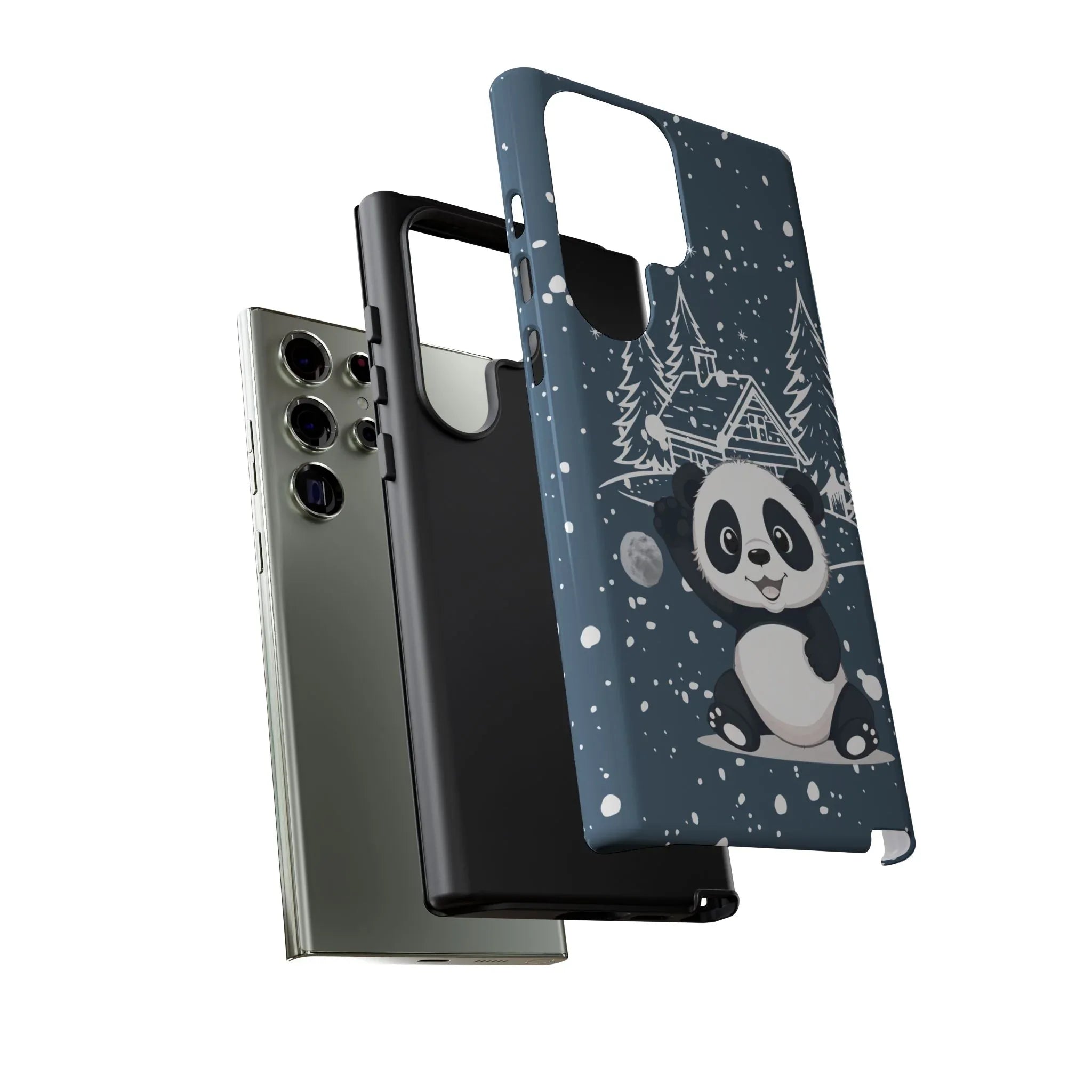 Cute Panda Phone Case for Samsung Galaxy and Google Pixel - KARARMDESIGN