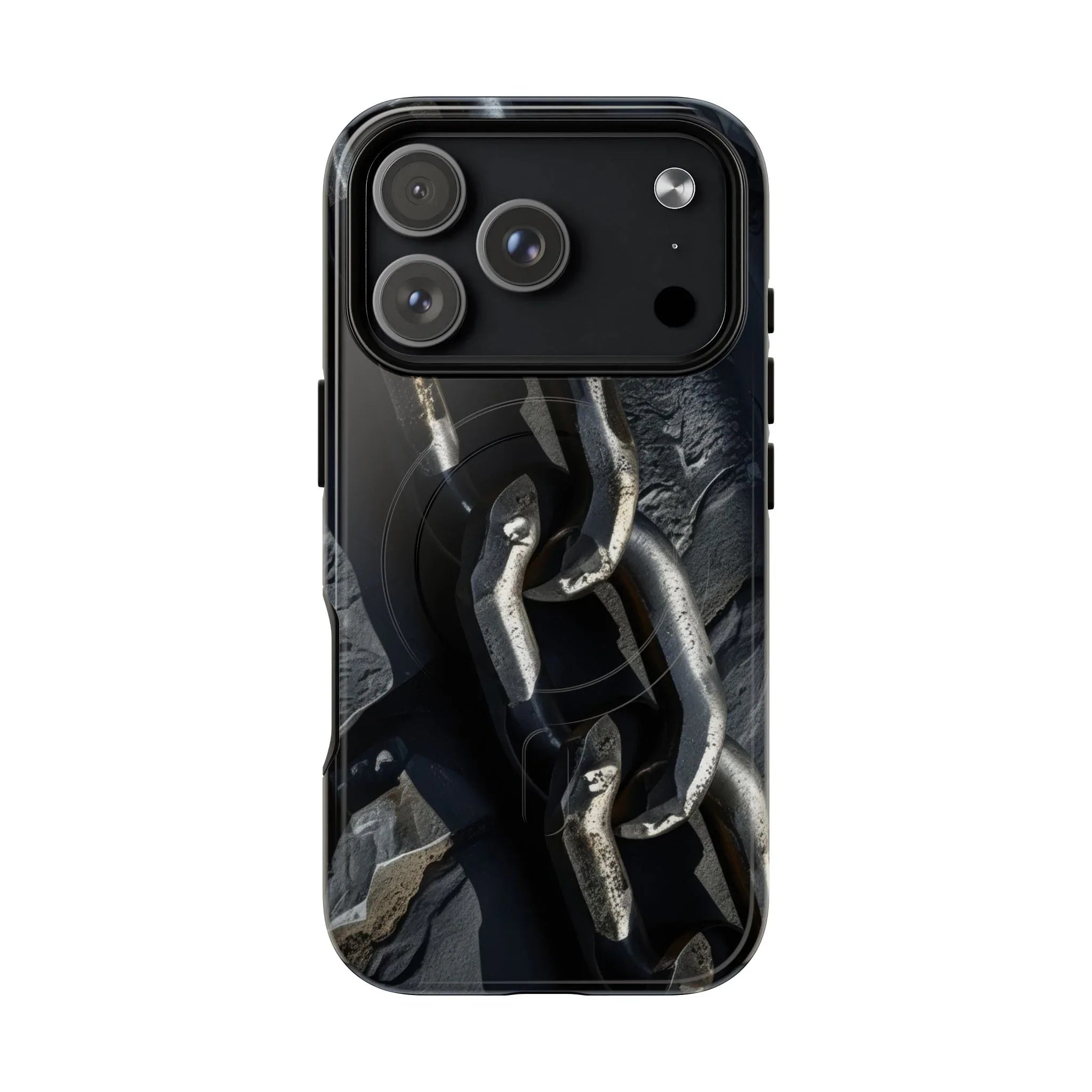 “Iron Chain” Tough Magnetic Phone Case for iPhone 13-17 - KARARMDESIGN