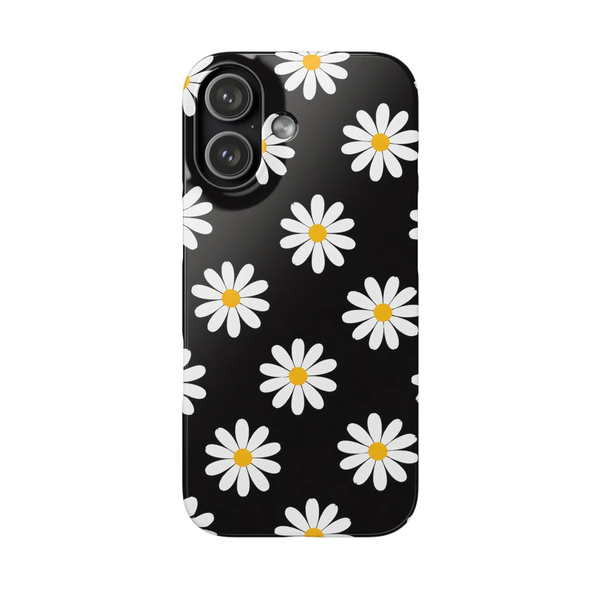 Daisy Charm Phone Case for iPhone 11-17 and Galaxy S20-S25 - KARARMDESIGN