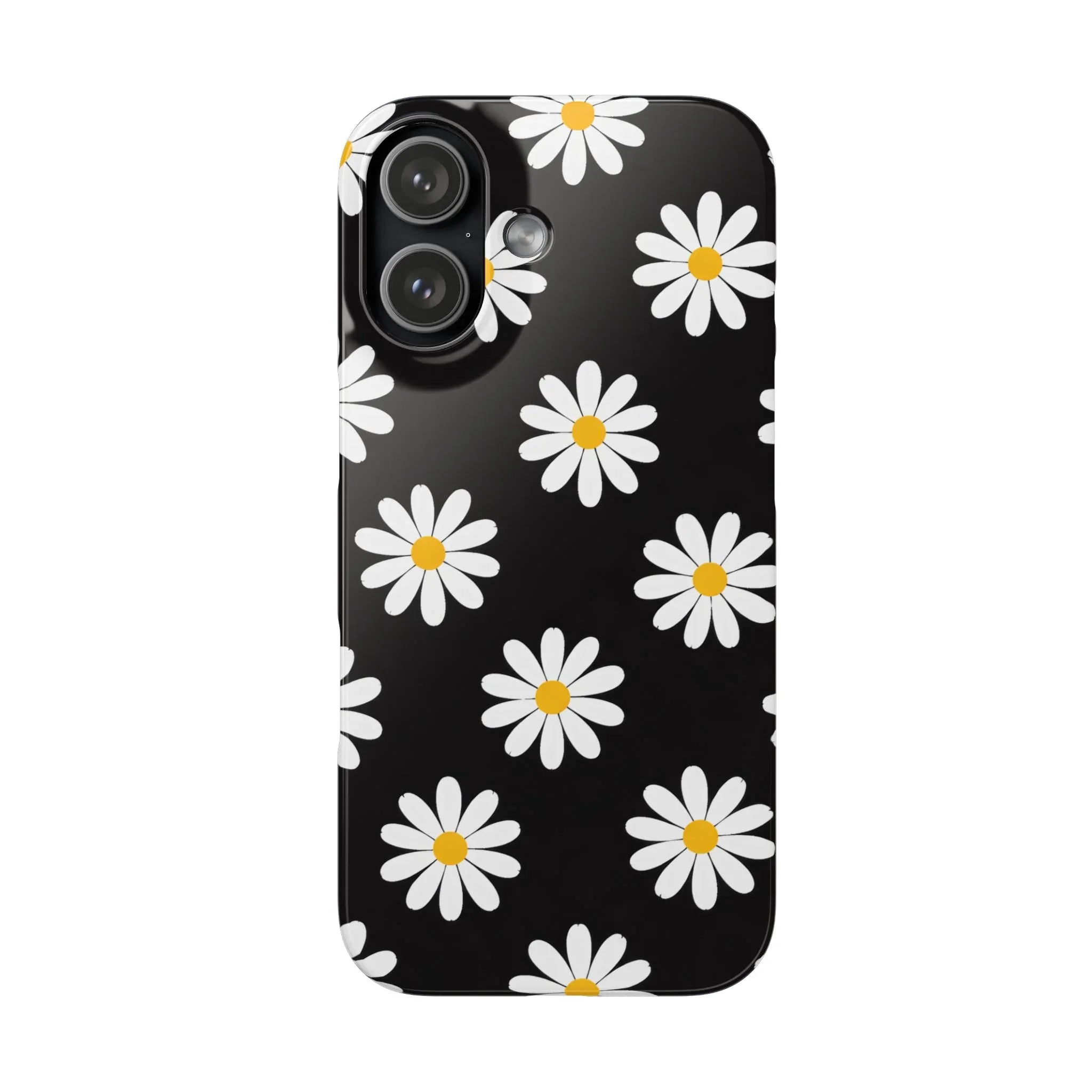 Daisy Charm Phone Case for iPhone 11-17 and Galaxy S20-S25 - KARARMDESIGN
