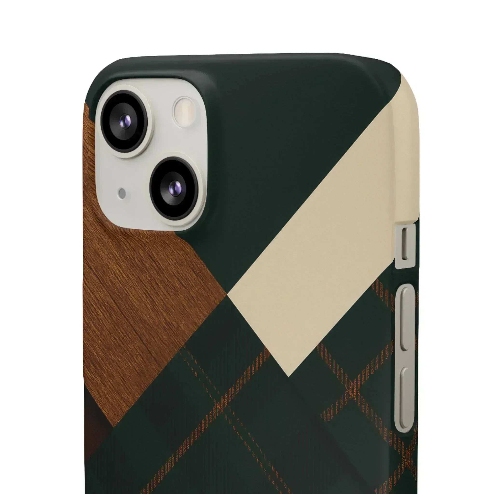 Rustic Green Phone Case for iPhone 8-16 and Galaxy S20-S24 - KARARMDESIGN