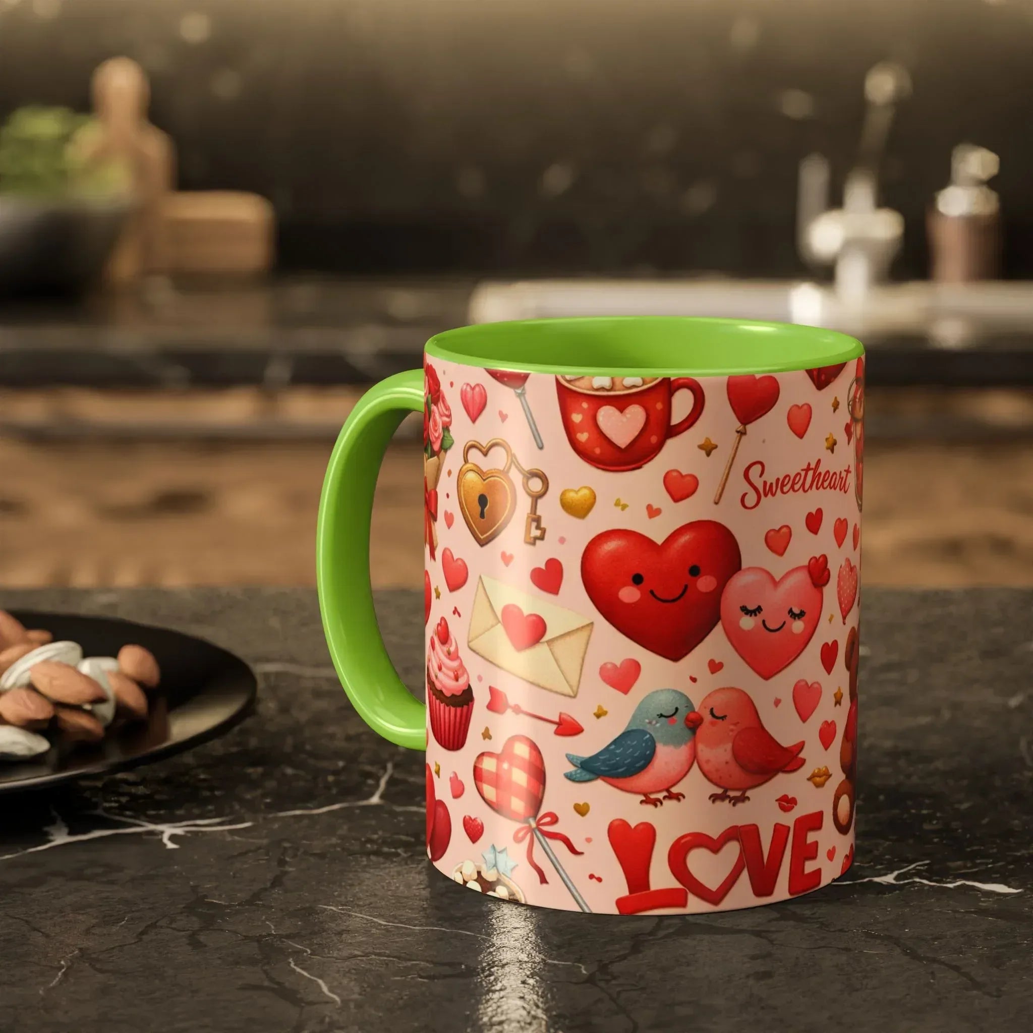 Sweetheart Love Mug - Colorful Mugs (11oz, 15oz) - KARARMDESIGN