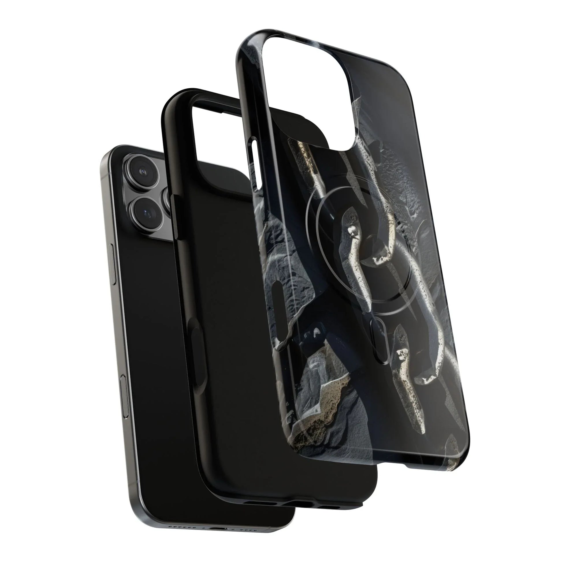 “Iron Chain” Tough Magnetic Phone Case for iPhone 13-17 - KARARMDESIGN
