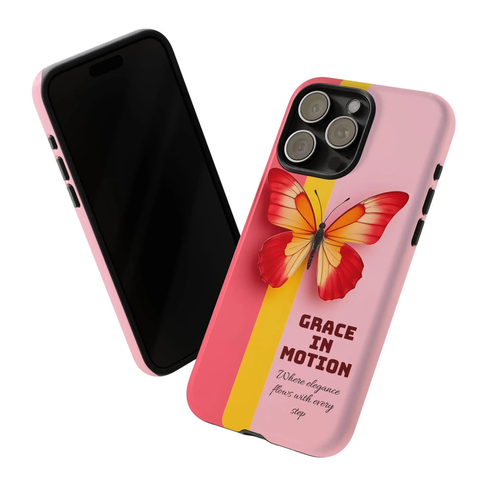Grace in Motion – Elegant Phone Case for iPhone, Galaxy & Pixel - KARARMDESIGN