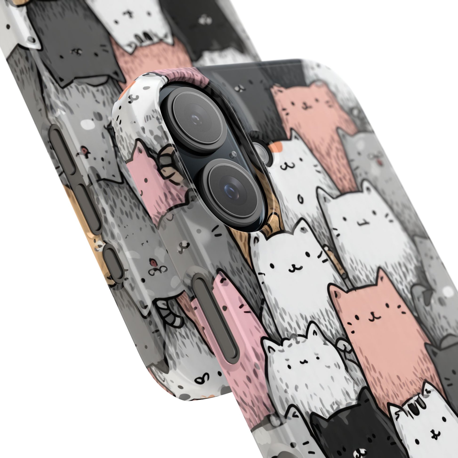 Cat Carnival Phone Case for iPhone 11-17 Models - KARARMDESIGN