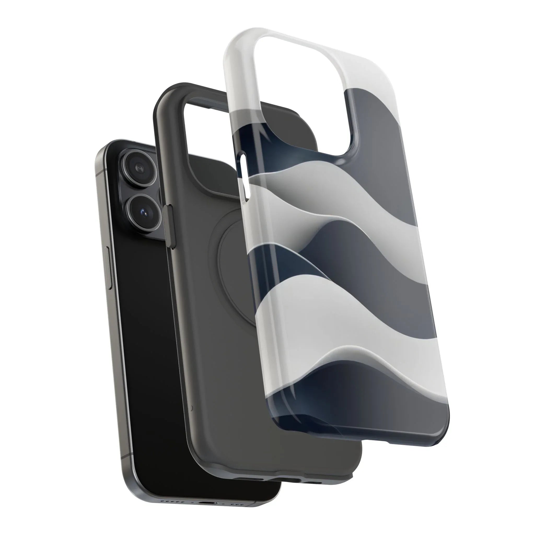 Ocean Flow Phone Case for iPhone 11-17 and Galaxy S21-S22 - KARARMDESIGN