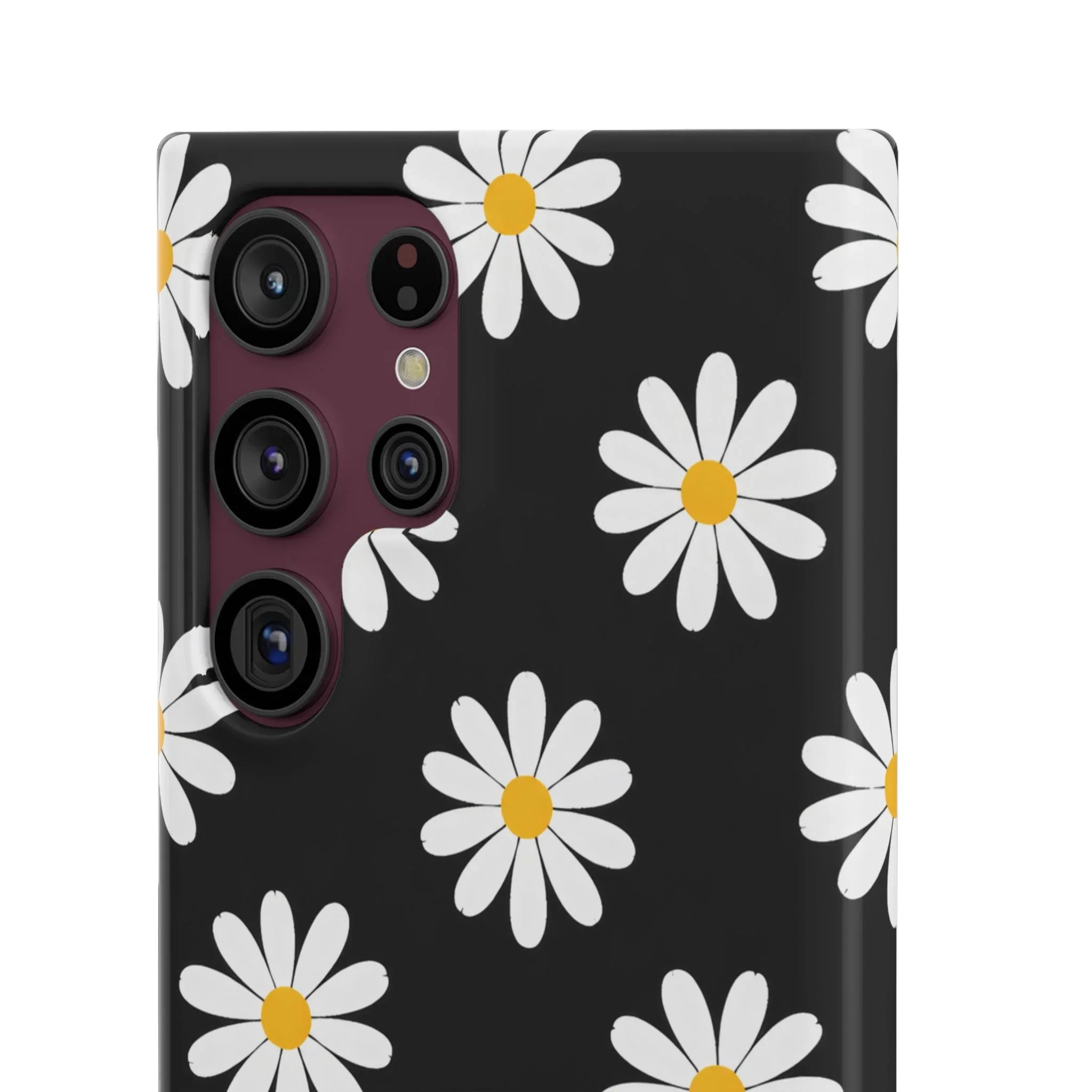 Daisy Charm Phone Case for iPhone 11-17 and Galaxy S20-S25 - KARARMDESIGN