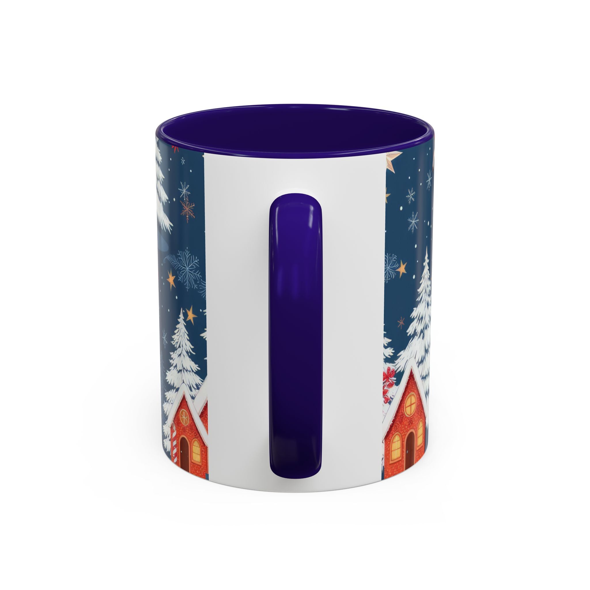 Dark Blue Christmas Mug - Colorful Mugs (11oz, 15oz)