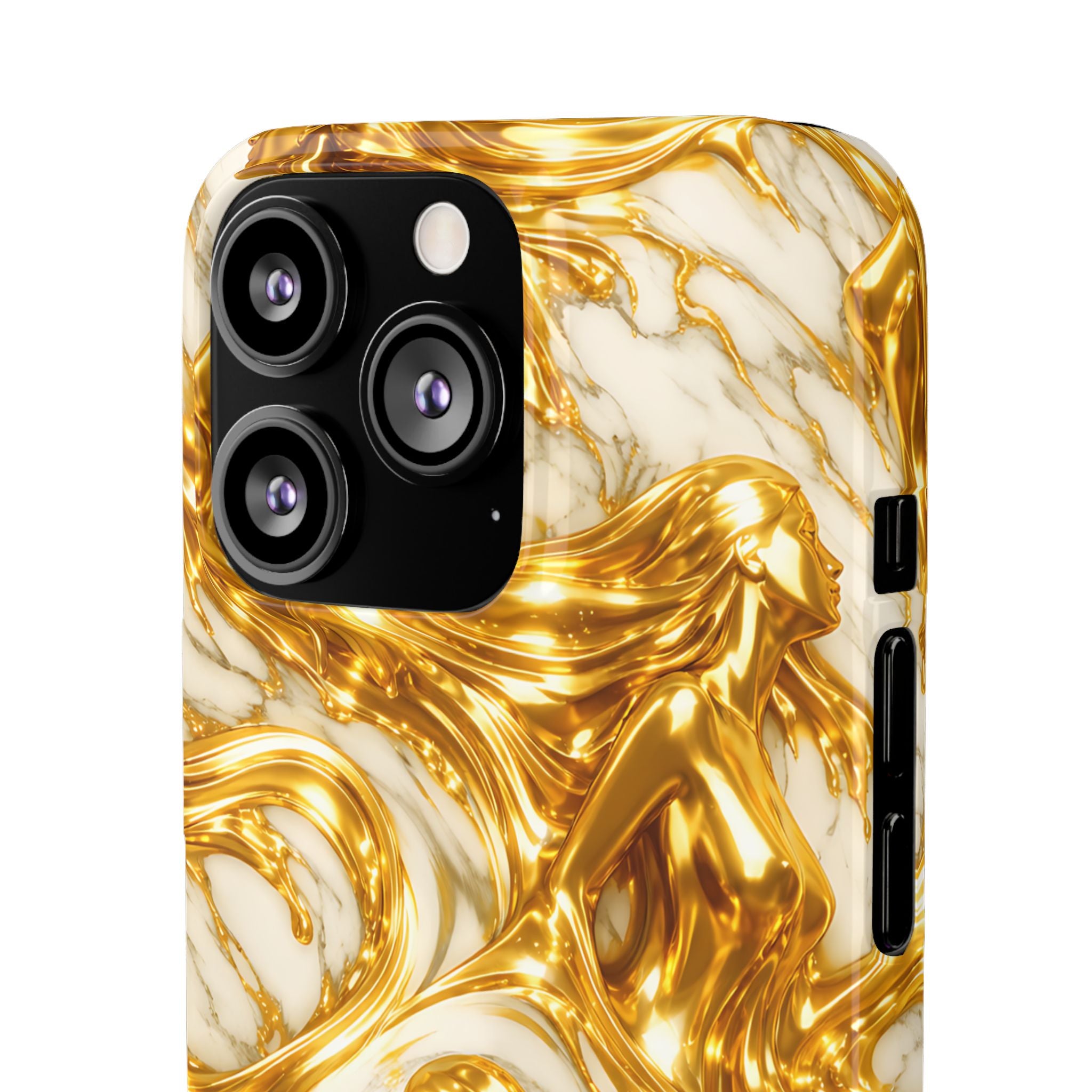 Divine Gold Woman Snap Phone Case for iPhone & Galaxy