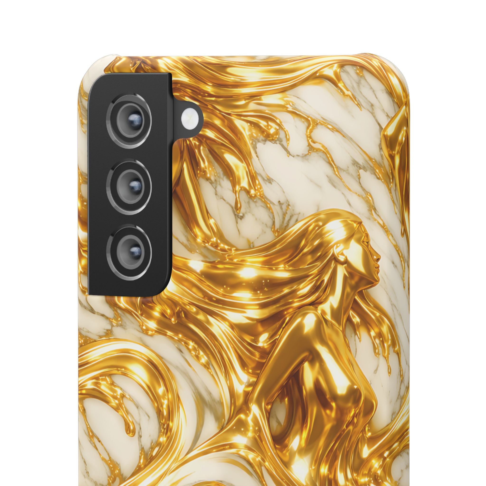 Divine Gold Woman Snap Phone Case for iPhone & Galaxy