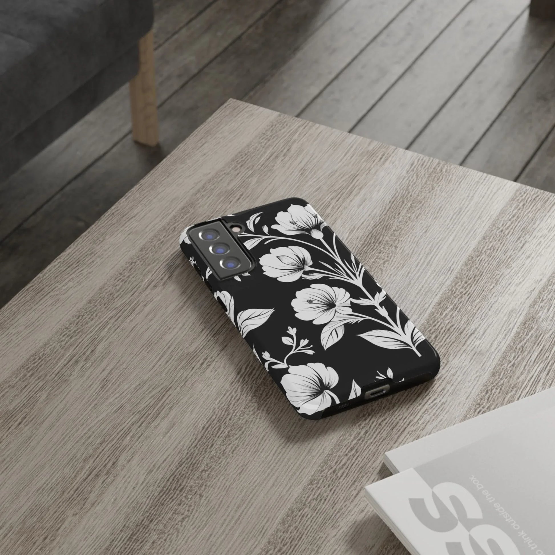 Elegant Floral Phone Case for Galaxy S20-S25 - KARARMDESIGN