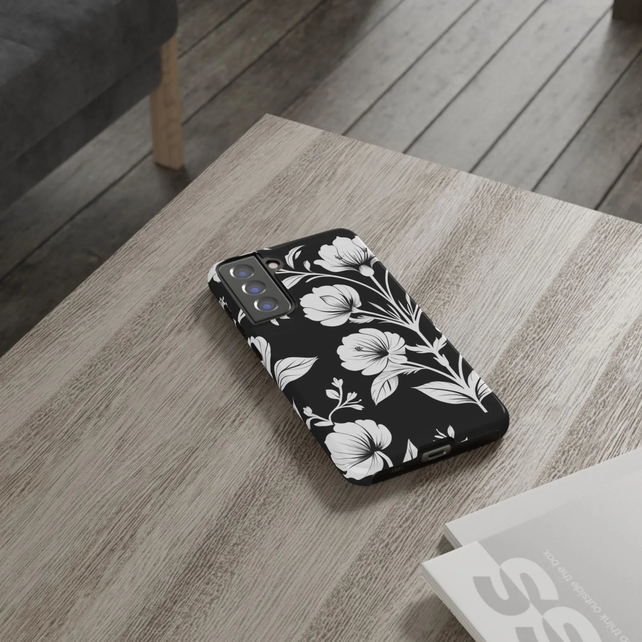 Elegant Floral Phone Case for Galaxy S20-S25 - KARARMDESIGN