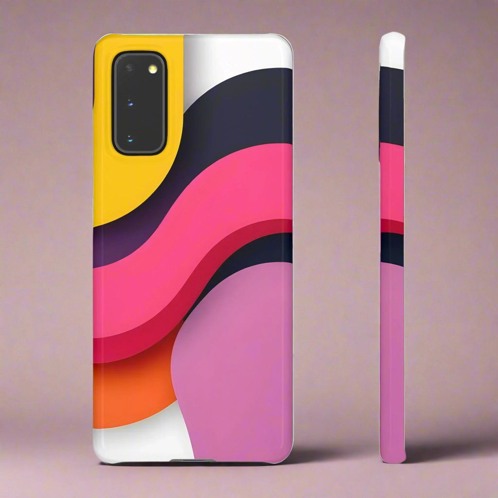 Abstract Phone Case for iPhone 7-16 and Samsung Galaxy S10-S25 Models - KarArmDesign
