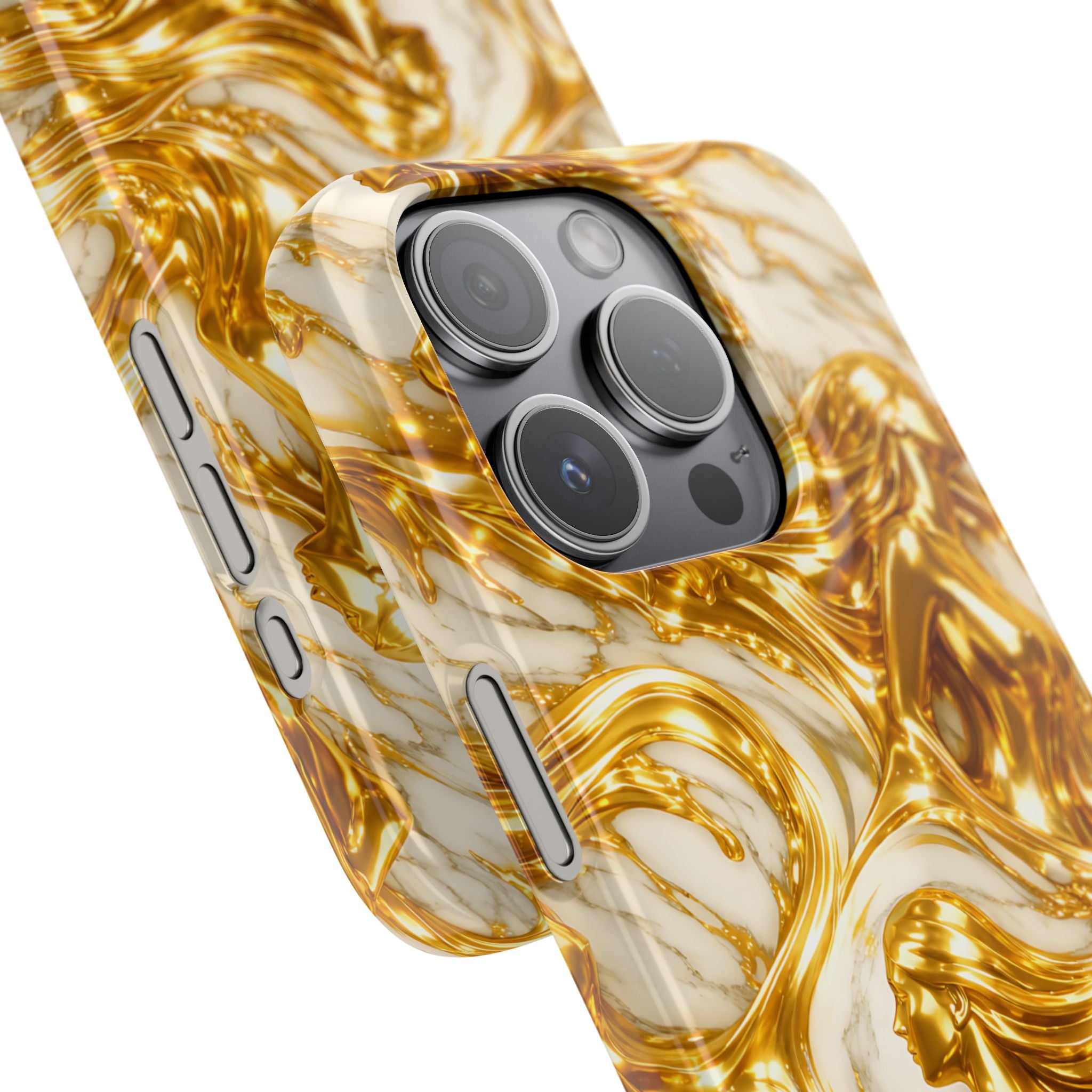 Divine Gold Woman Snap Phone Case for iPhone & Galaxy