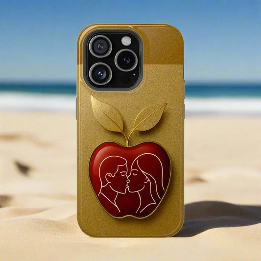Romantic Apple Phone Case for iPhone 12-16 Models - KarArmDesign