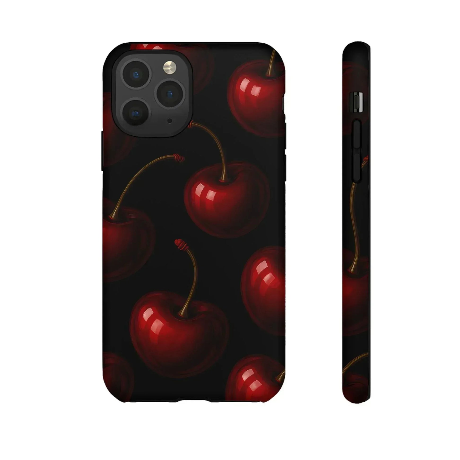 Cherry Phone Case for iPhone X-16 and Galaxy S20-S25 - KARARMDESIGN