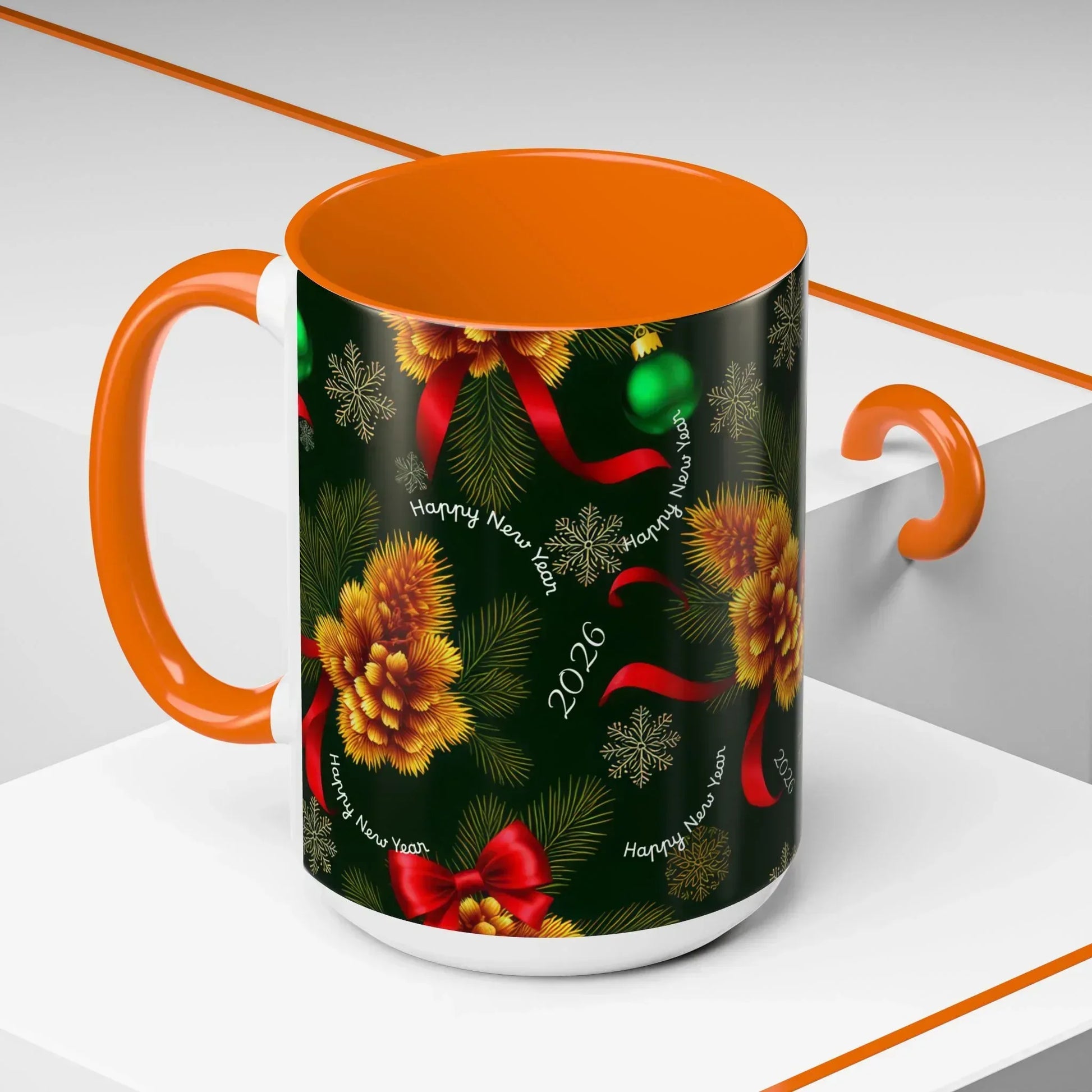 2026 Celebration Mug - Accent Coffee Mug (11, 15oz) - KARARMDESIGN