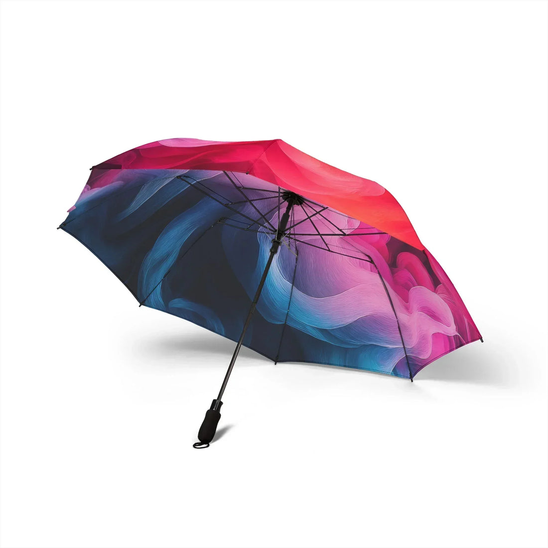 Romantic Smoke Umbrella – Semi-Automatic Foldable Umbrella - KARARMDESIGN