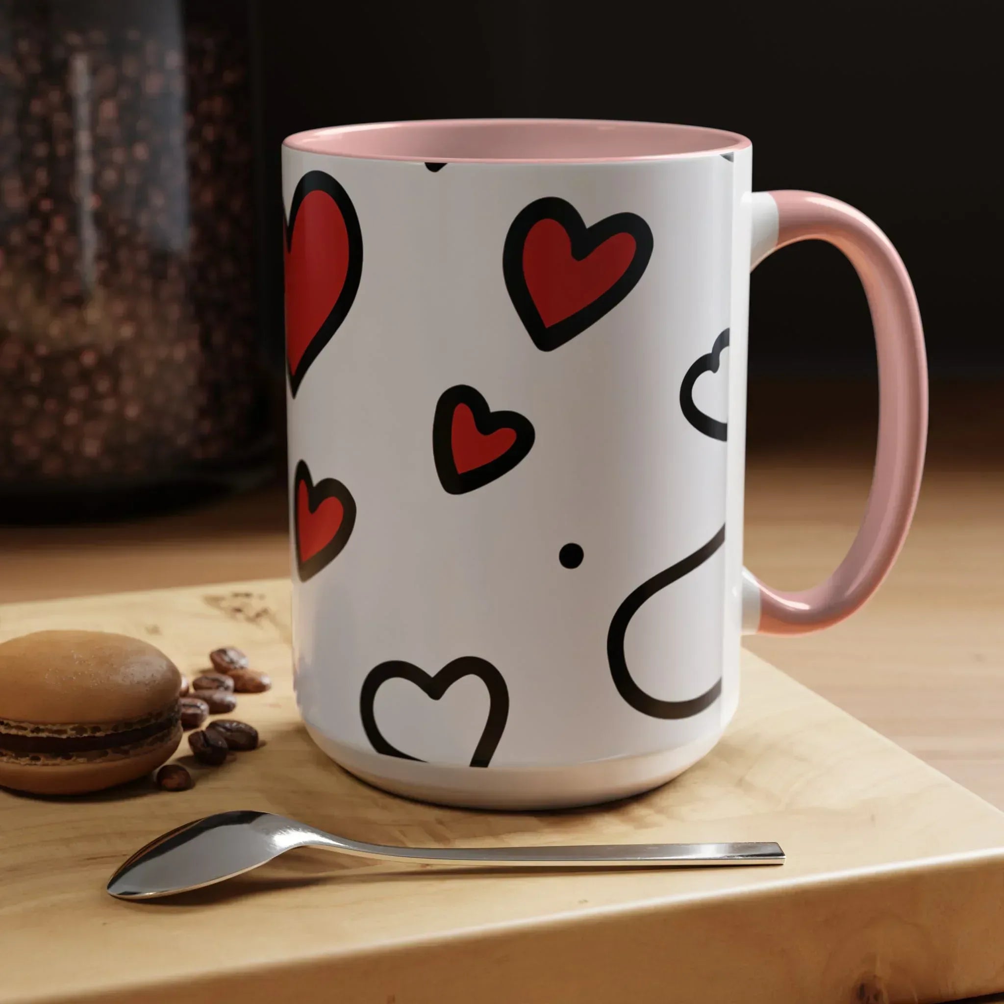 Love Overflow Mug – Accent Coffee Mug (11, 15oz) - KARARMDESIGN