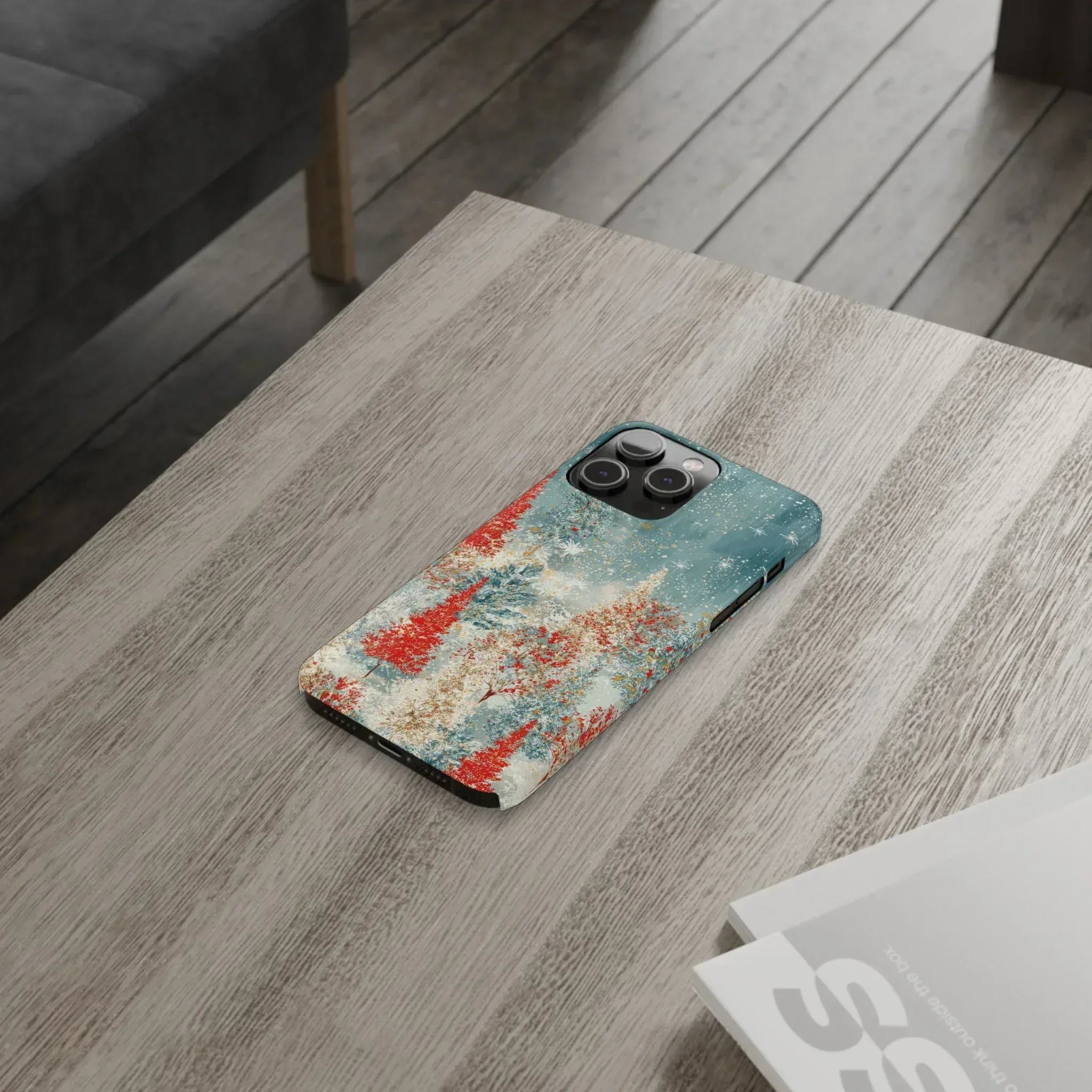 Snowy Forest Phone Case for iPhone 11-17 - KARARMDESIGN