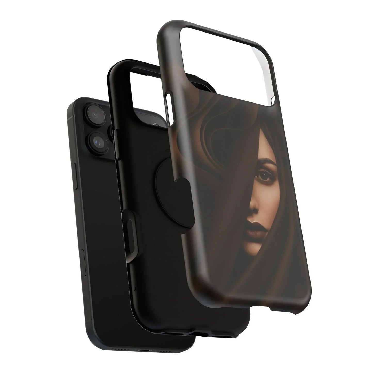 Mystery Woman Phone Case for iPhone 17, Air, Pro, Pro Max - KarArmDesign
