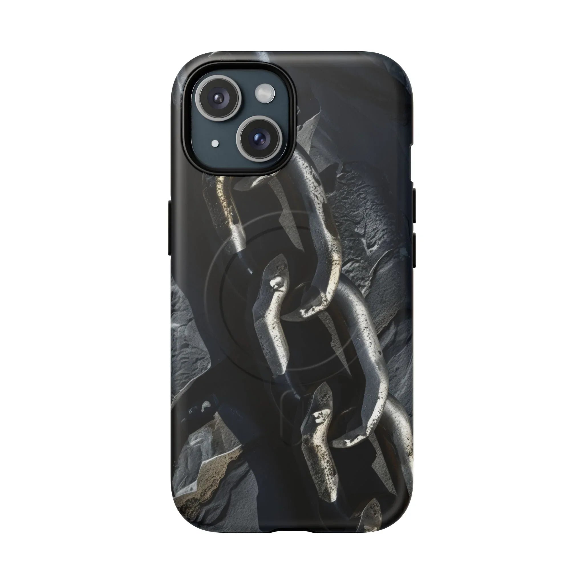 “Iron Chain” Tough Magnetic Phone Case for iPhone 13-17 - KARARMDESIGN