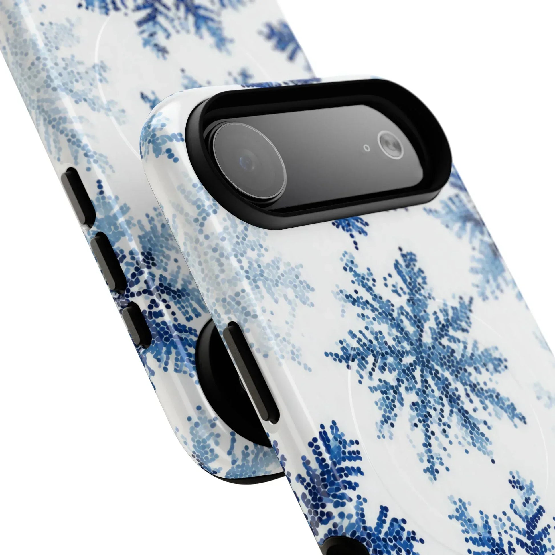 Snowflake Elegance Phone Case for iPhone 13-17 - KARARMDESIGN