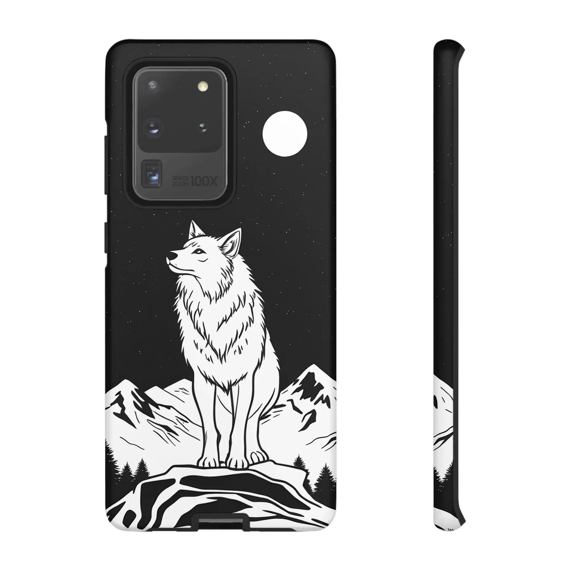 Majestic Wolf Phone Case for iPhone and Galaxy - KARARMDESIGN