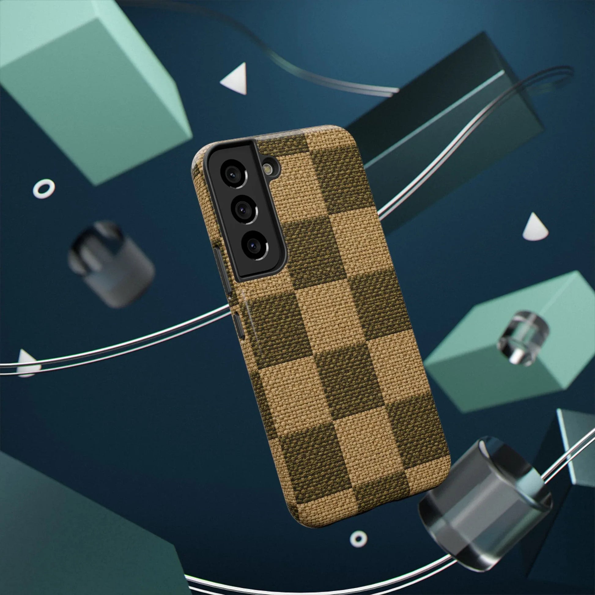 Rustic Woven Phone Case for iPhone 11-17 and Galaxy S21-S22 - KARARMDESIGN