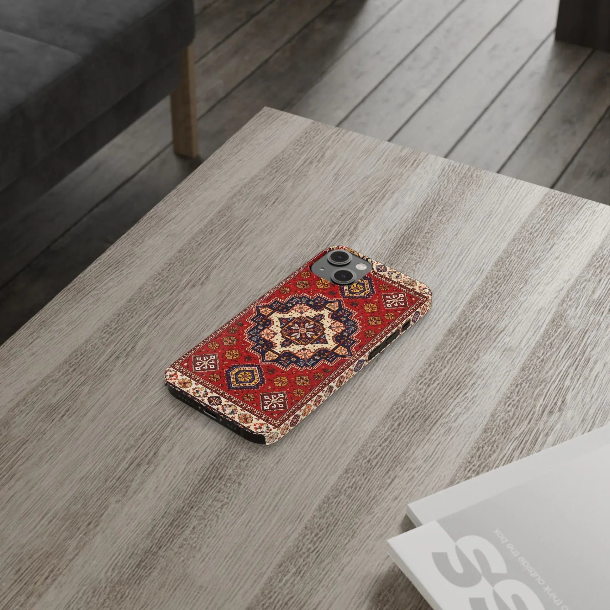 Armenian Carpet Pattern Phone Case for iPhone 11-16 - KARARMDESIGN