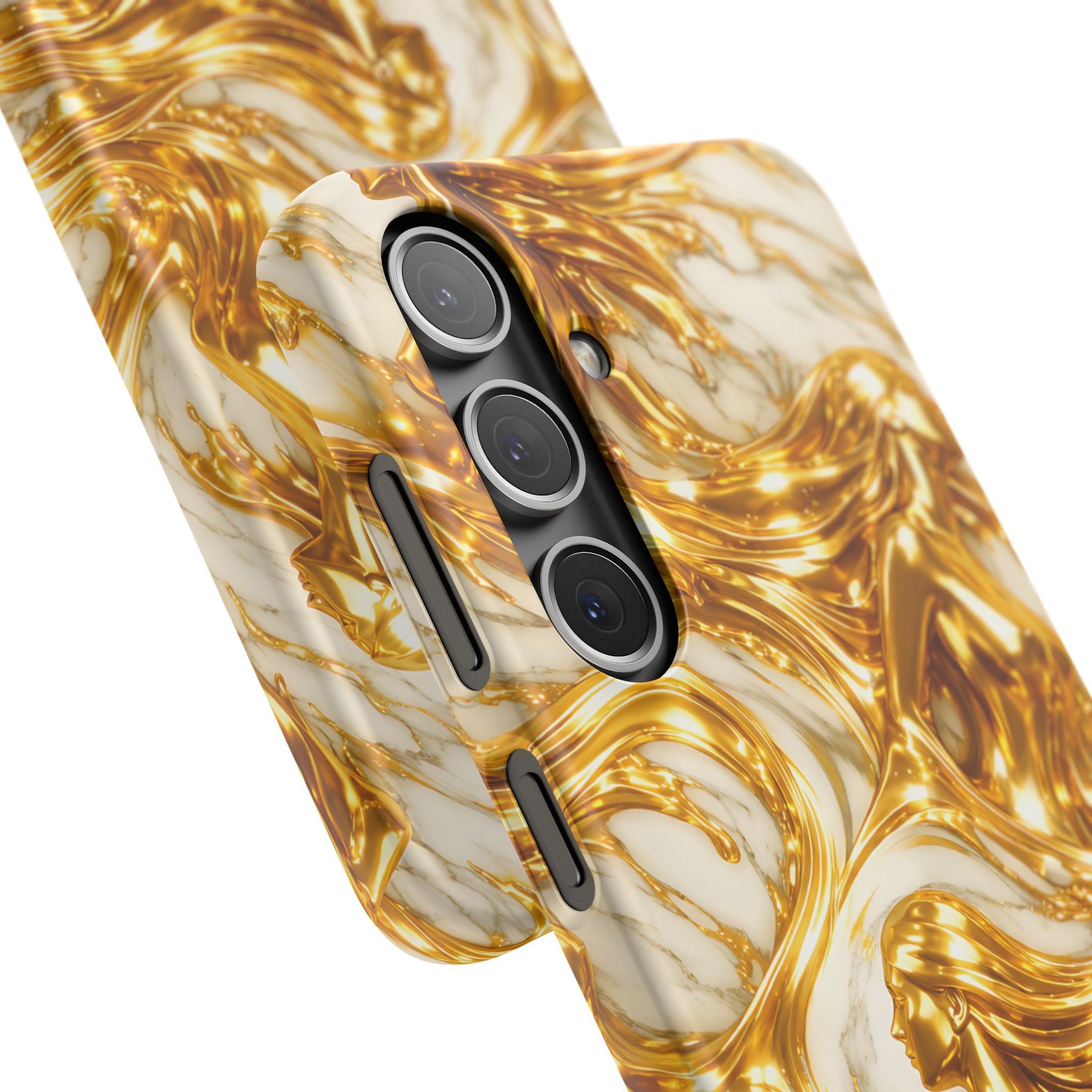 Divine Gold Woman Snap Phone Case for iPhone & Galaxy