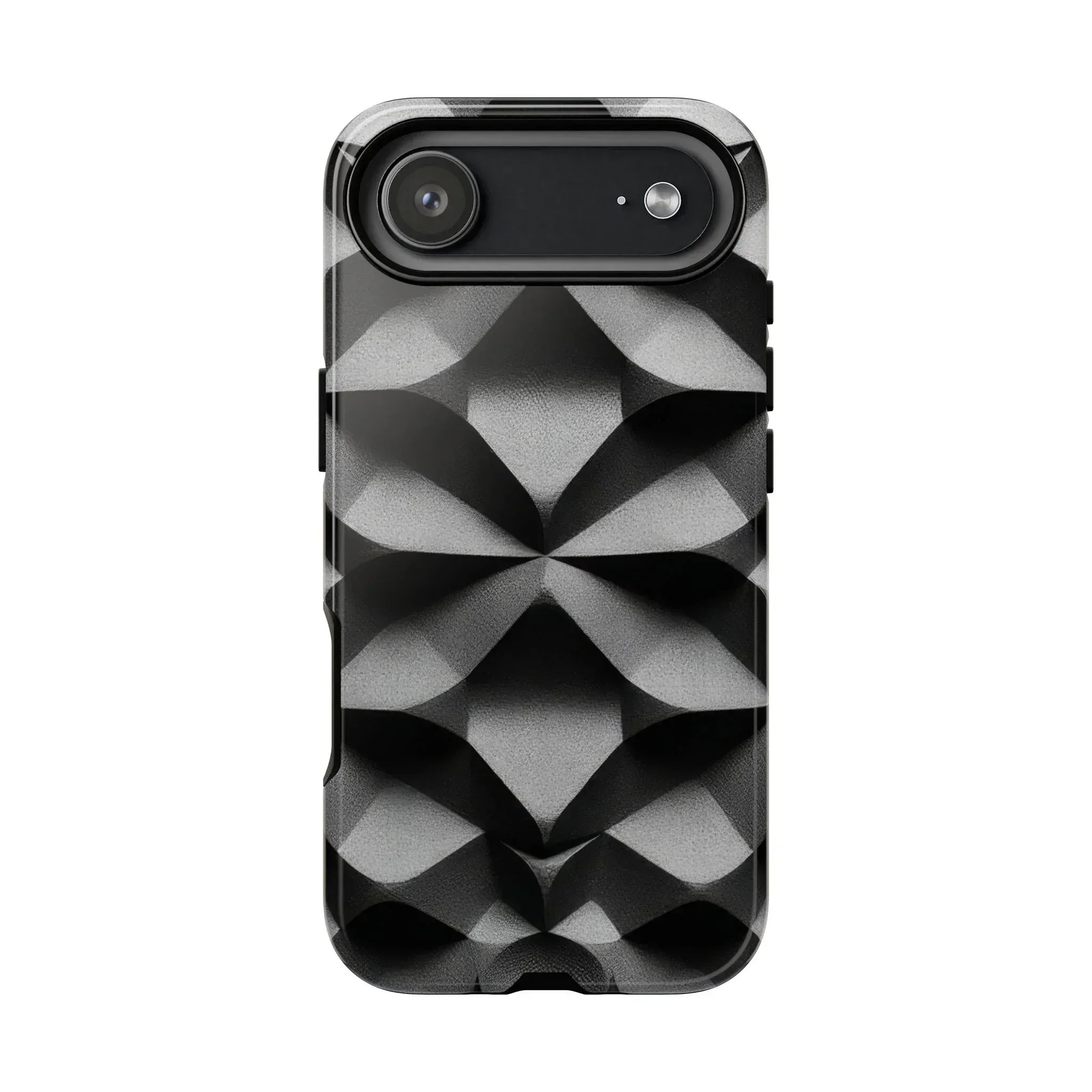 3D Geometric Phone Case for iPhone 8–17 - KARARMDESIGN