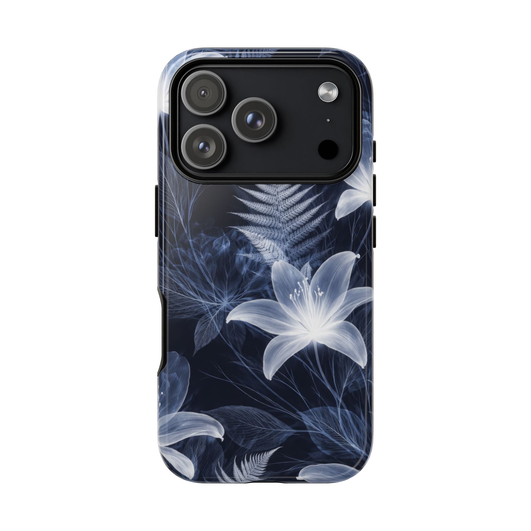 Moonlight Garden Phone Case for iPhone 11-17 and Galaxy S20-S26