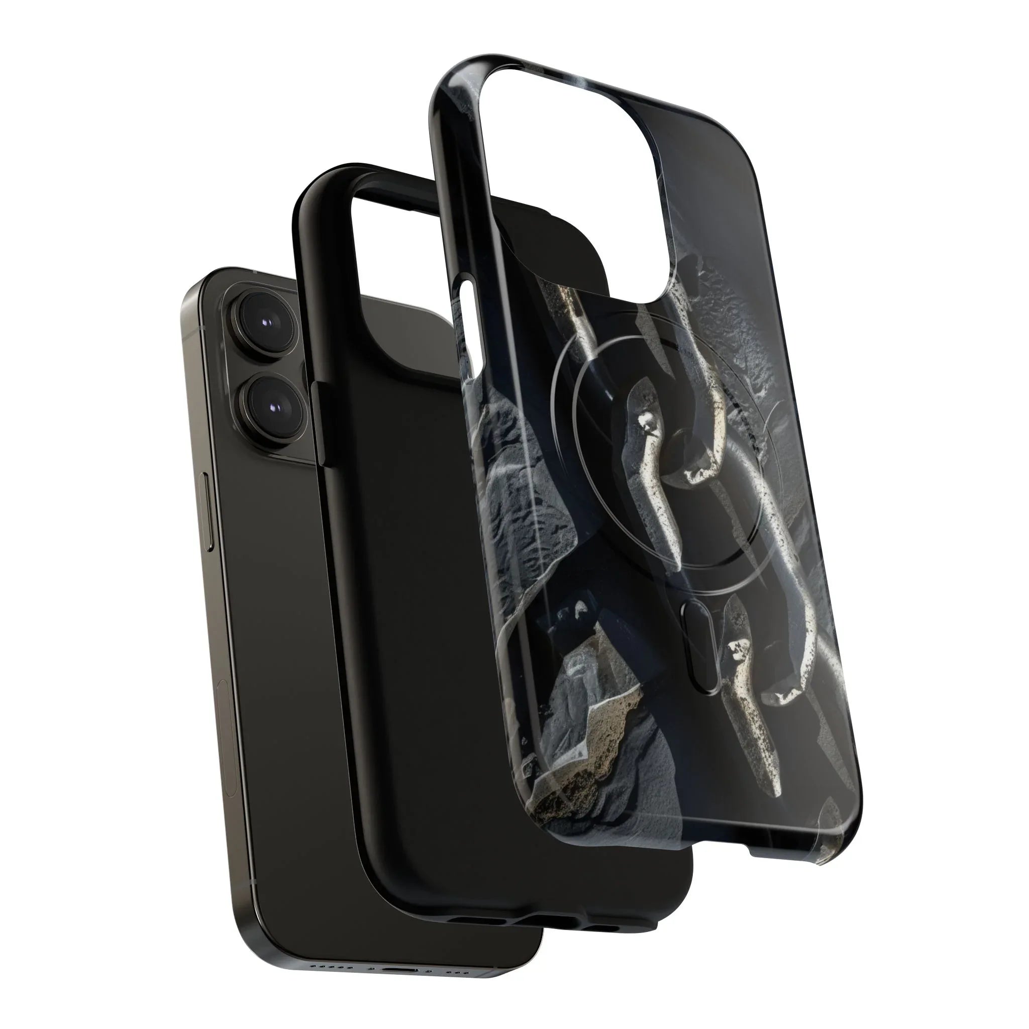 “Iron Chain” Tough Magnetic Phone Case for iPhone 13-17 - KARARMDESIGN