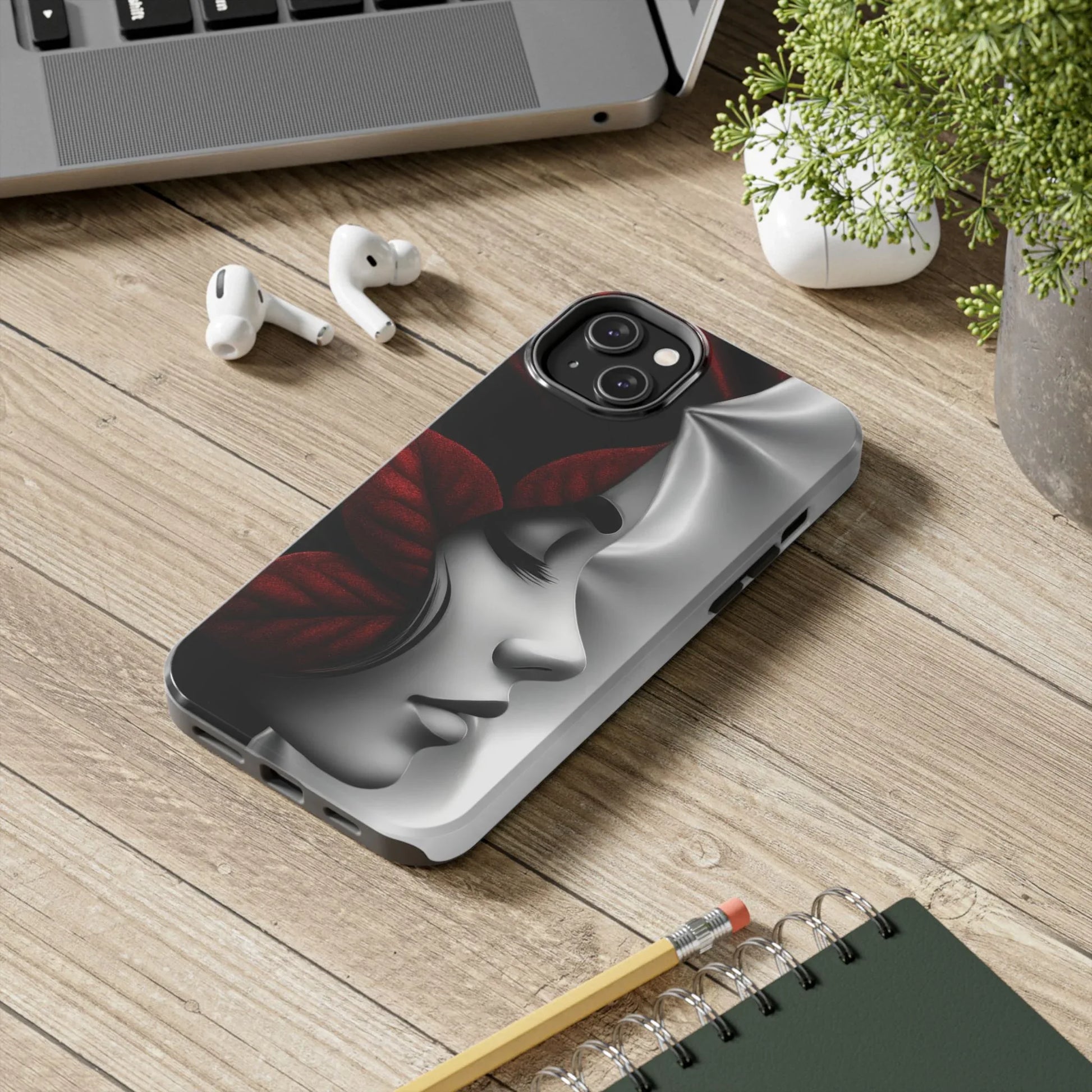 Whispered Grace Phone Case for iPhone 11-17 and Galaxy S21-S25 - KARARMDESIGN