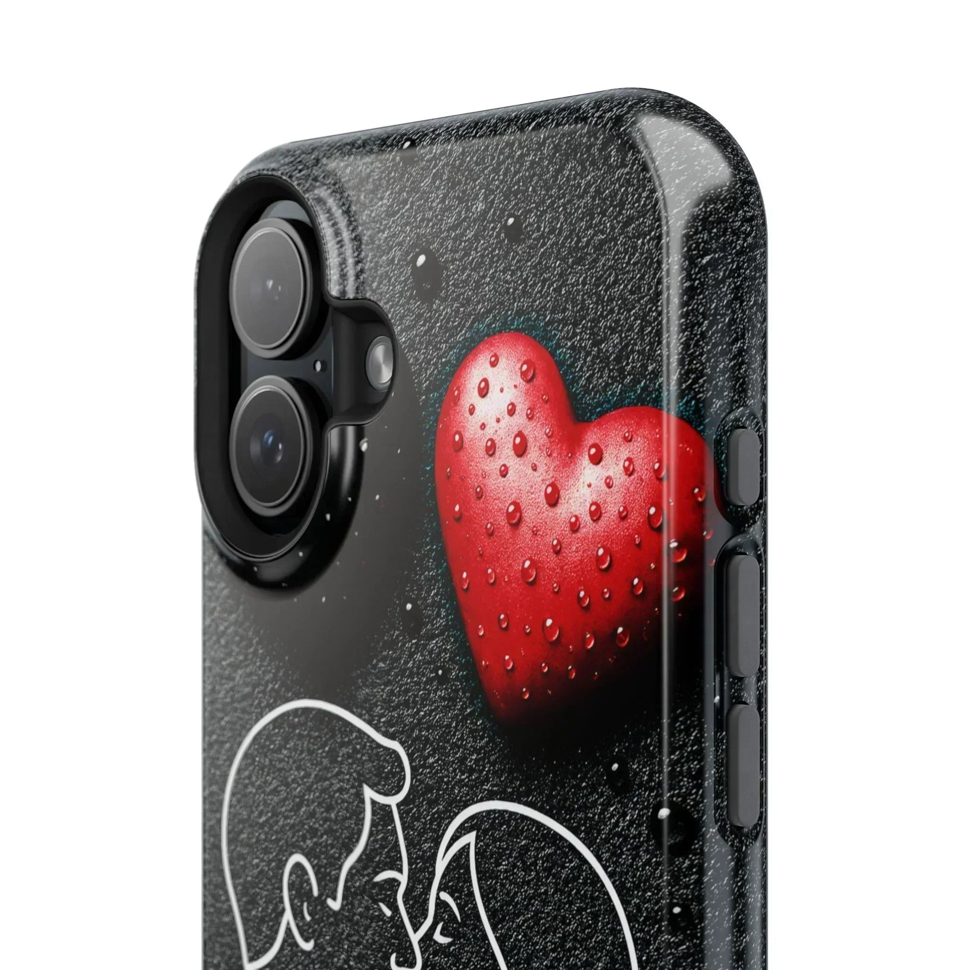 Midnight Kiss Phone Case for iPhone 13-16 Models - KarArmDesign
