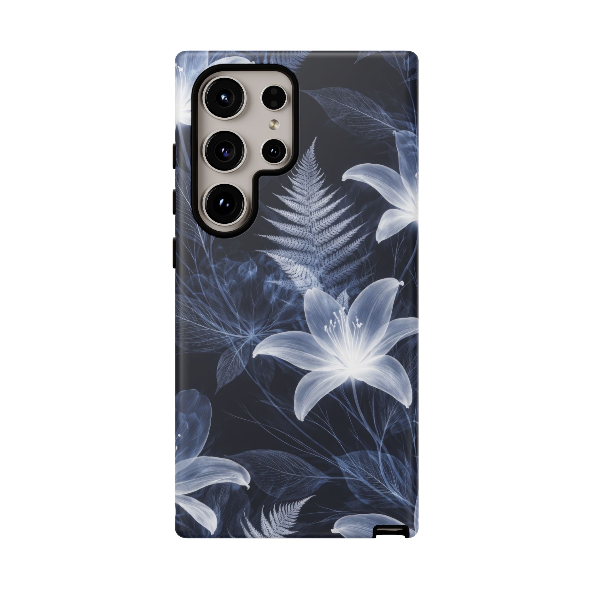 Moonlight Garden Phone Case for iPhone 11-17 and Galaxy S20-S26