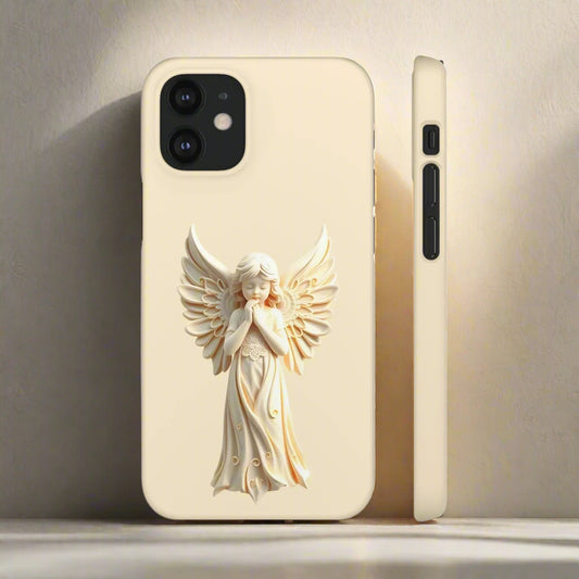 Heavenly Angel Phone Case for iPhone 7-16 and Samsung Galaxy S10-S24 Models - KarArmDesign