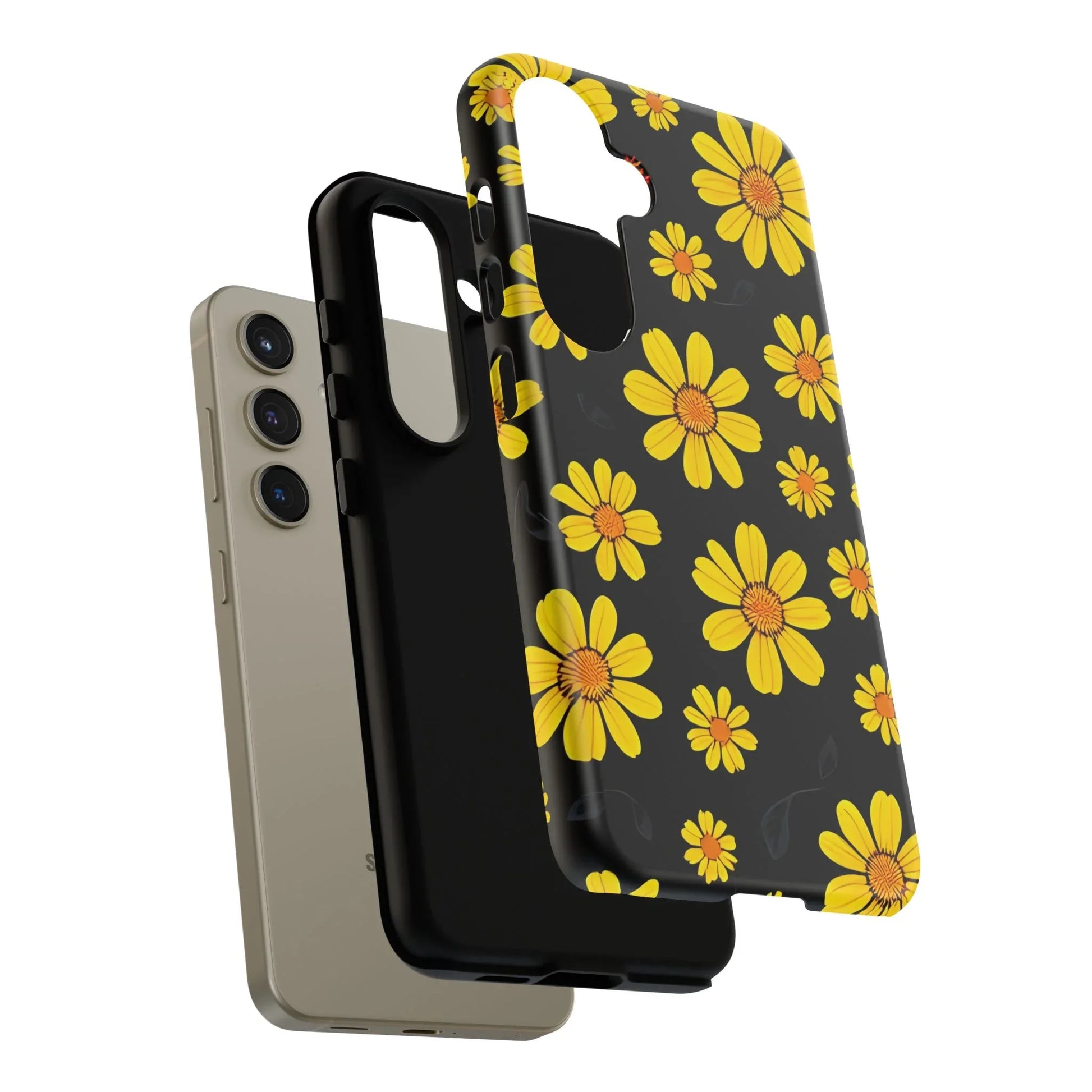 Elegant Floral Phone Case for Samsung Galaxy S20-S25 - KARARMDESIGN
