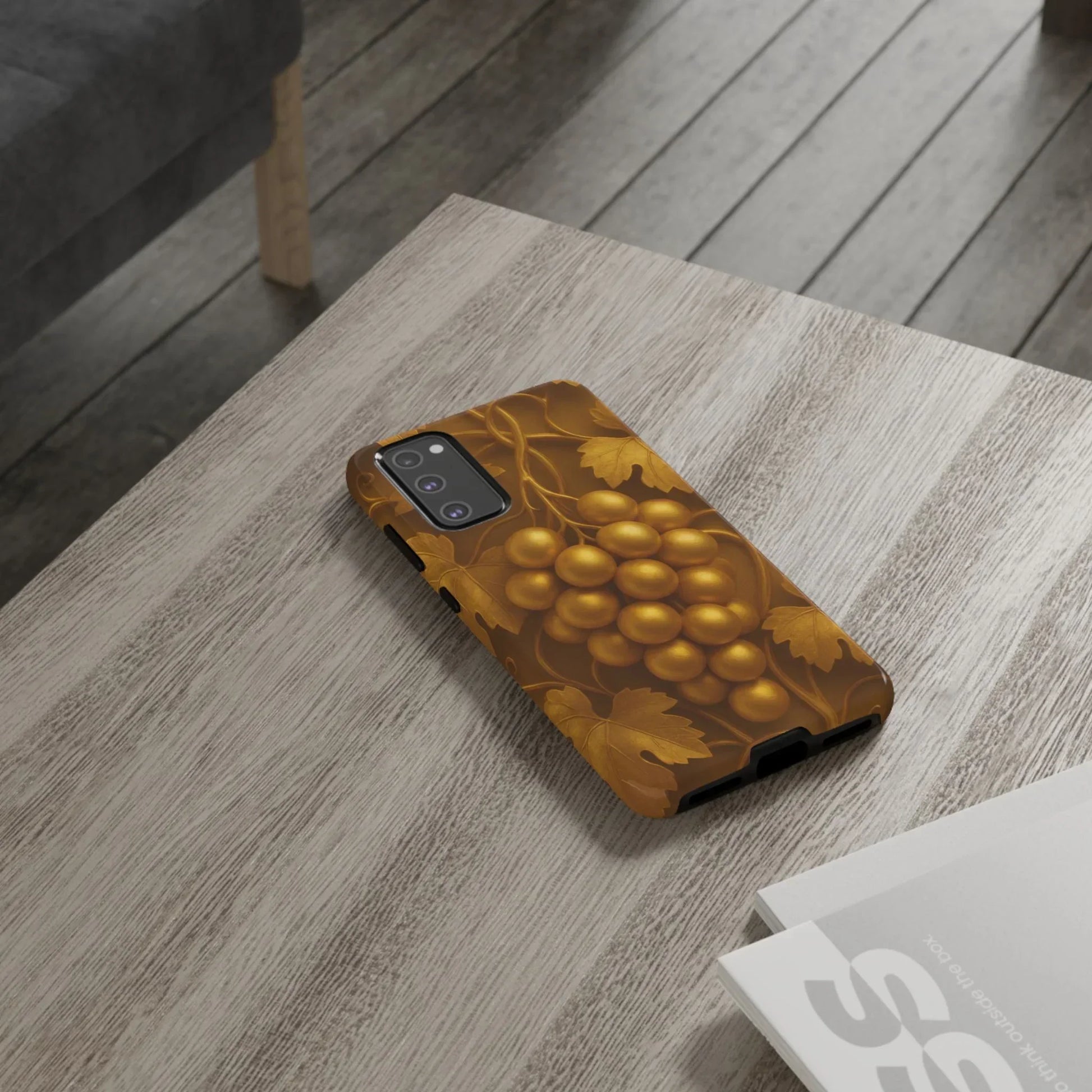 Golden Grapes Phone Case for Samsung Galaxy S10-S25 Models - KarArmDesign