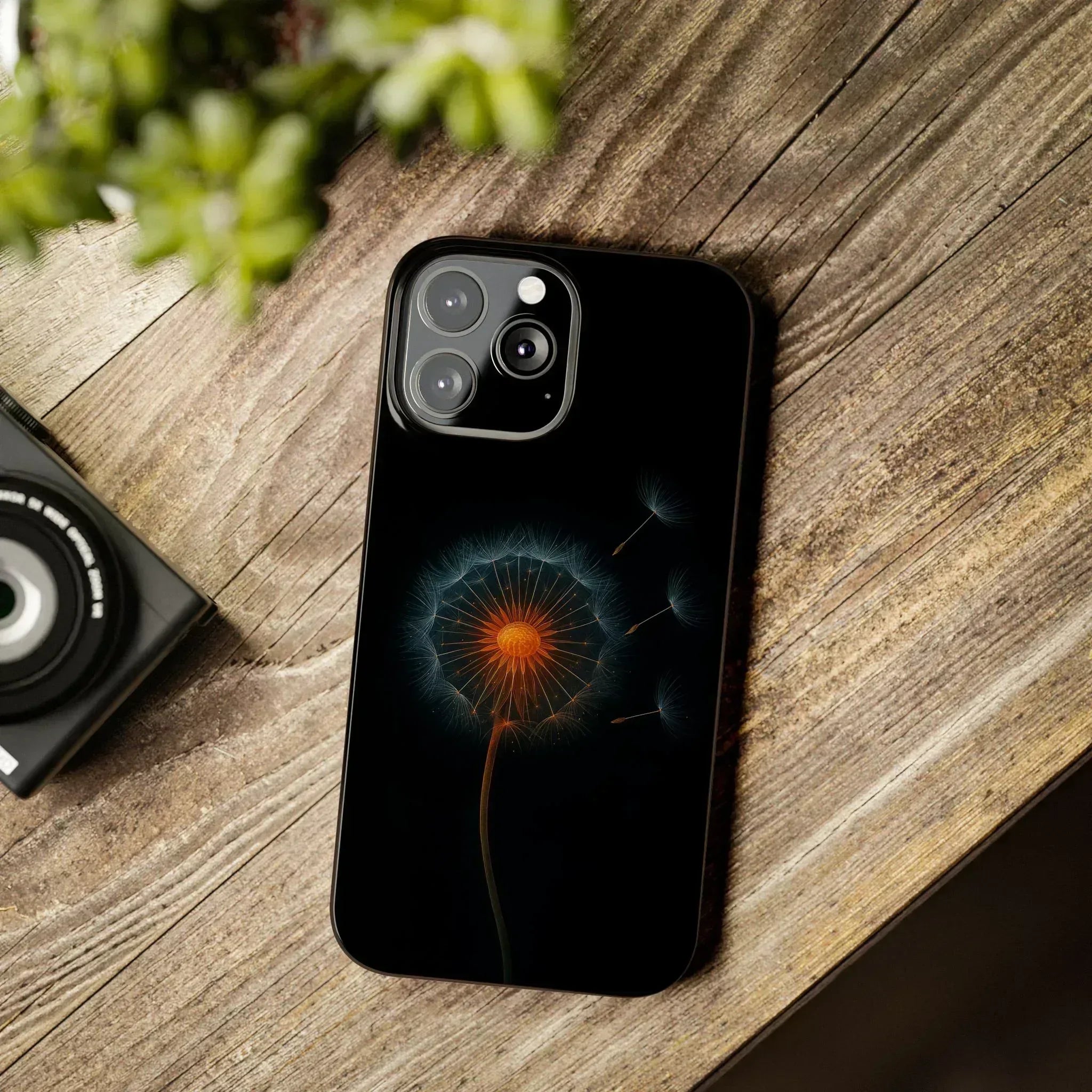 Glowing Dandelion Phone Case for iPhone 11-16 - KARARMDESIGN