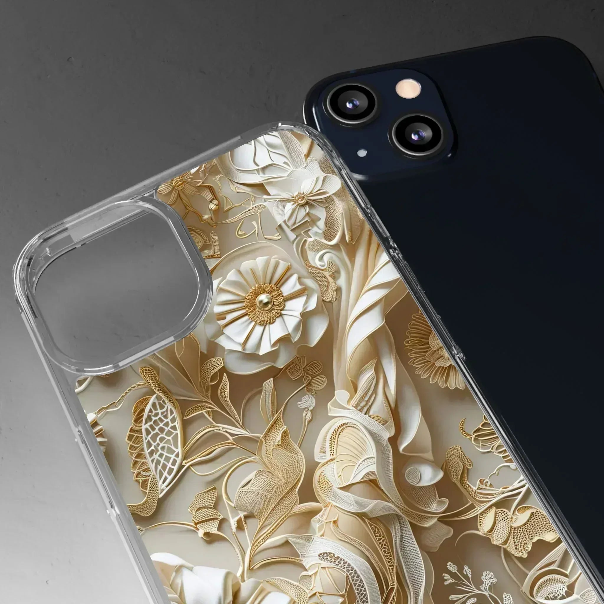 Minimalist Clear Phone Case for iPhone 12-16 and Samsung Galaxy S21 - KARARMDESIGN