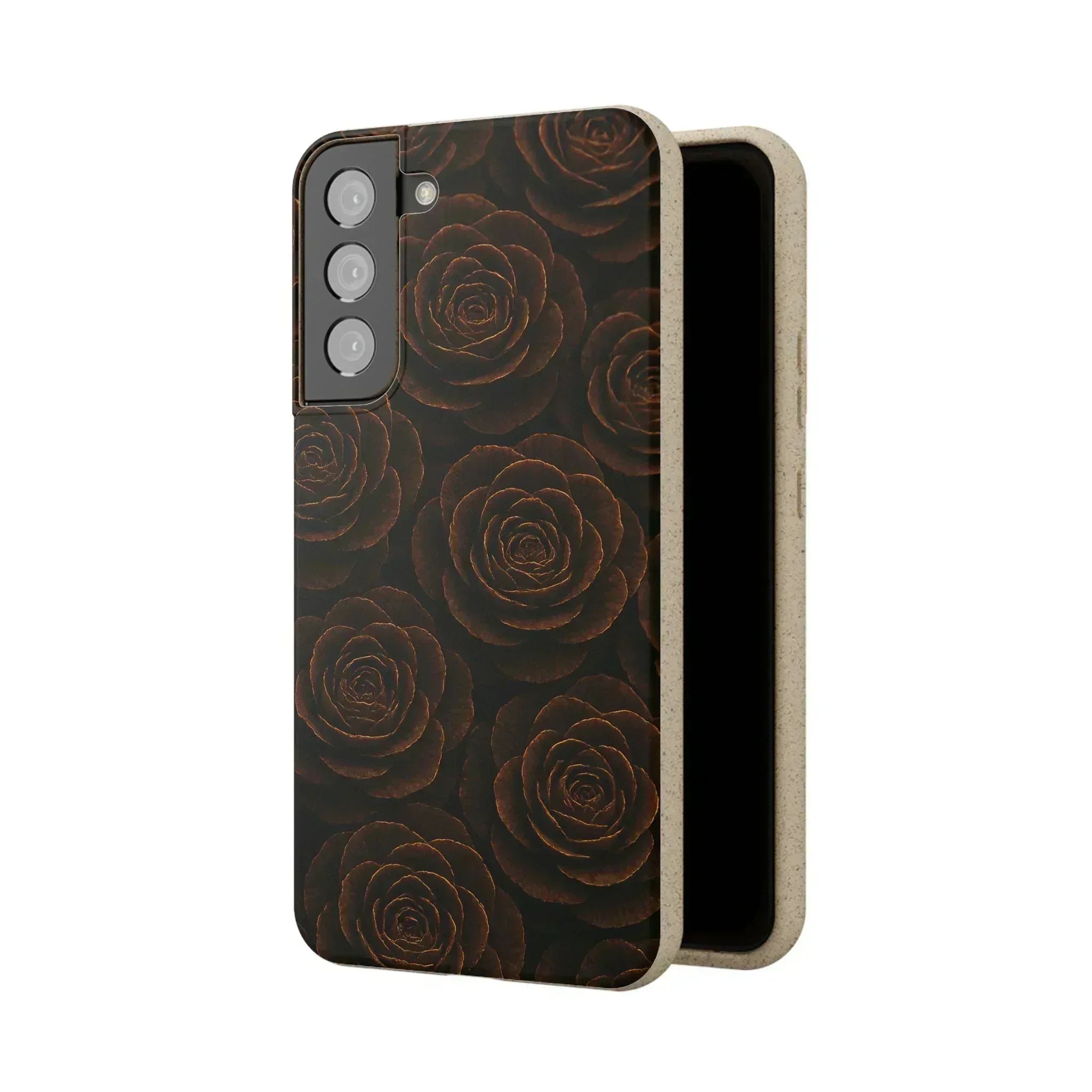 Wooden Roses Phone Case for iPhone 11-16 and Samsung Galaxy S20-S22 - KARARMDESIGN
