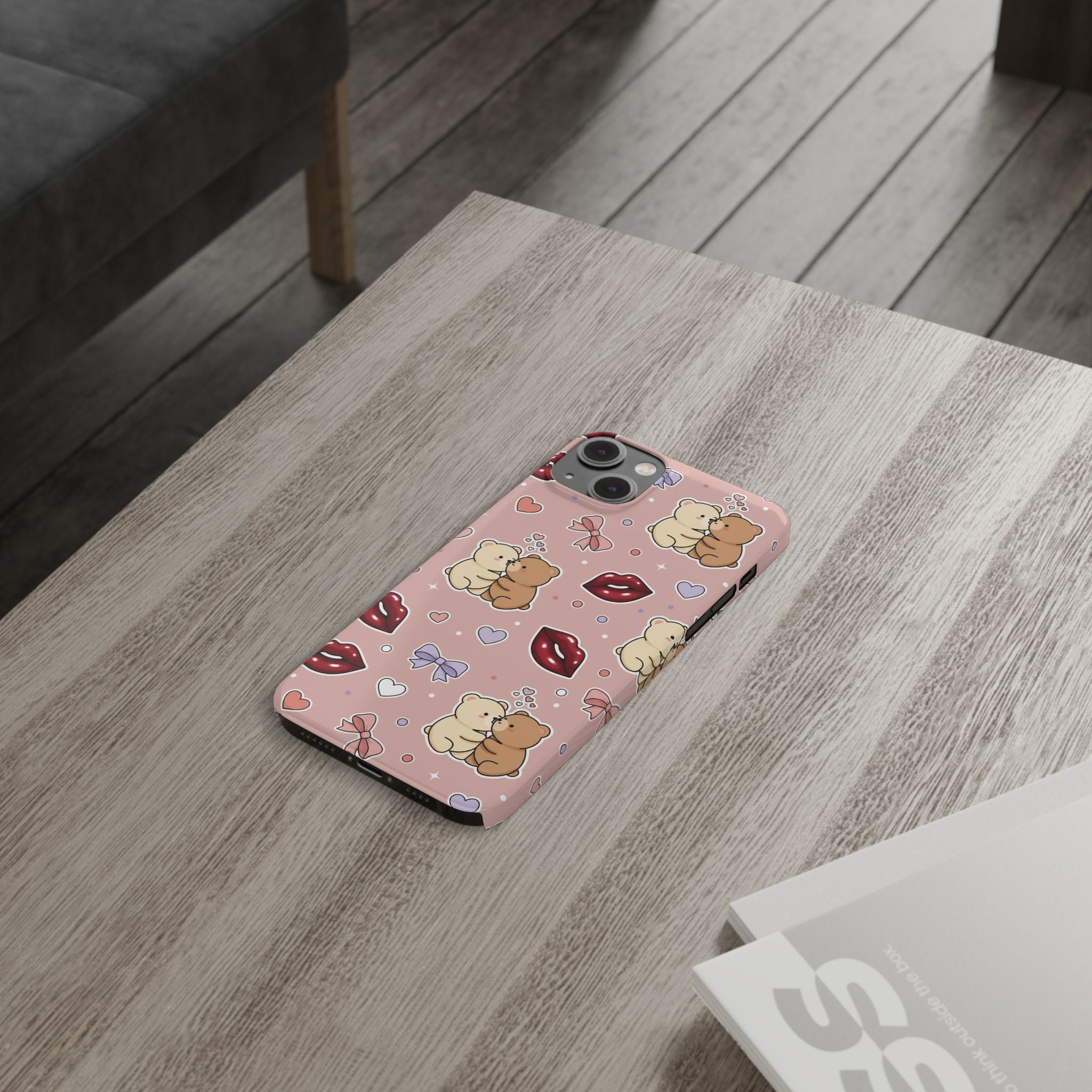 Bear Hug Bliss Phone Case for iPhone 11–17