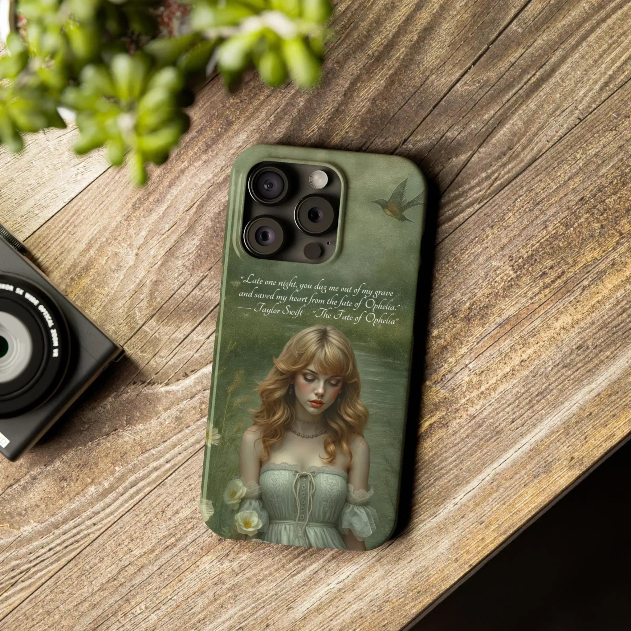 "Melancholic Ophelia" Phone Case for iPhone 11-17 Models - KARARMDESIGN