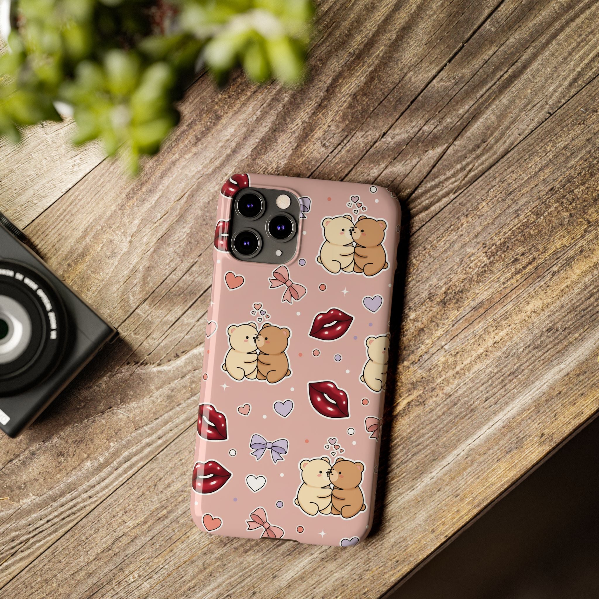 Bear Hug Bliss Phone Case for iPhone 11–17