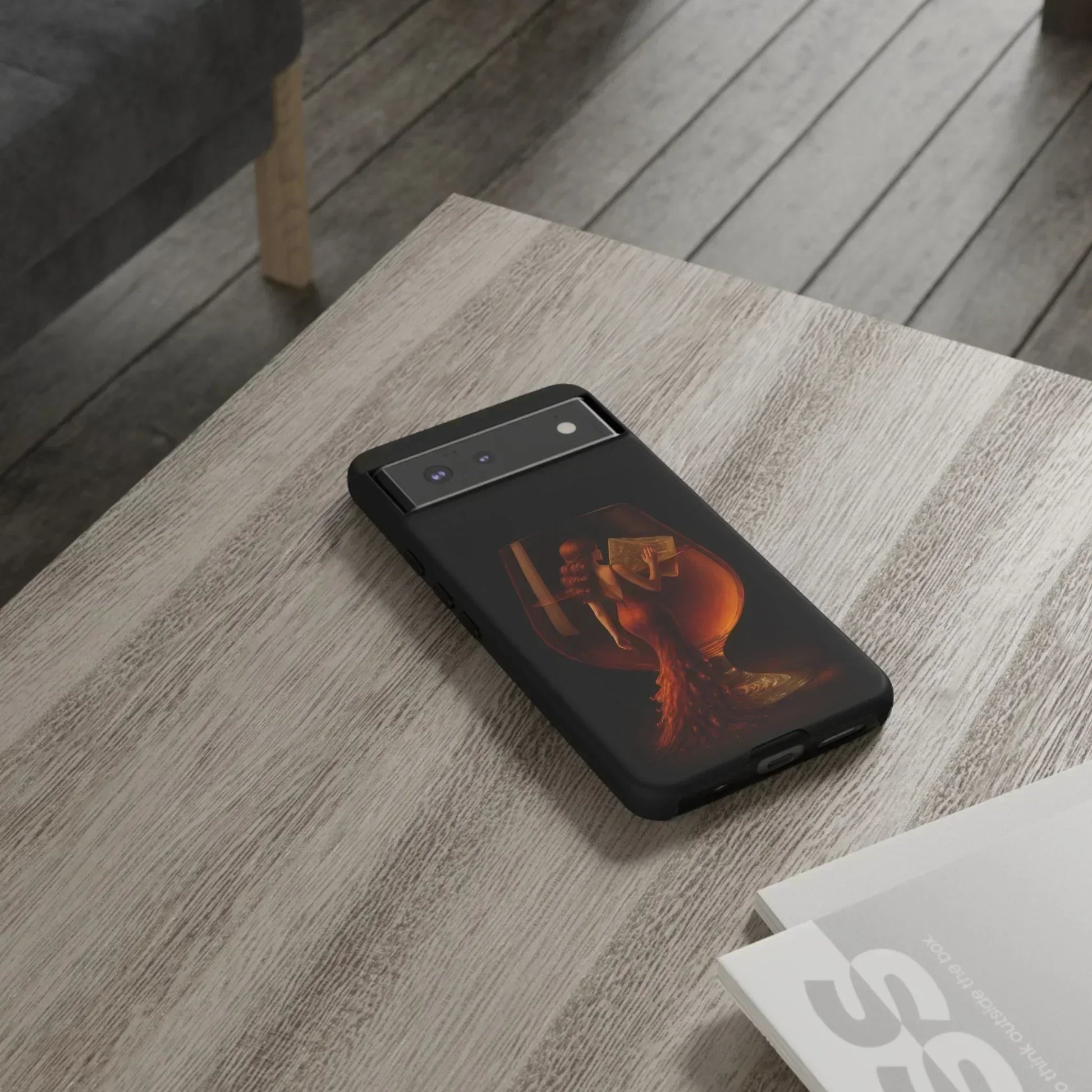 Elegant Midnight Lady Phone Case for iPhone 8-16 and Google Pixel up to 9 Models - KarArmDesign
