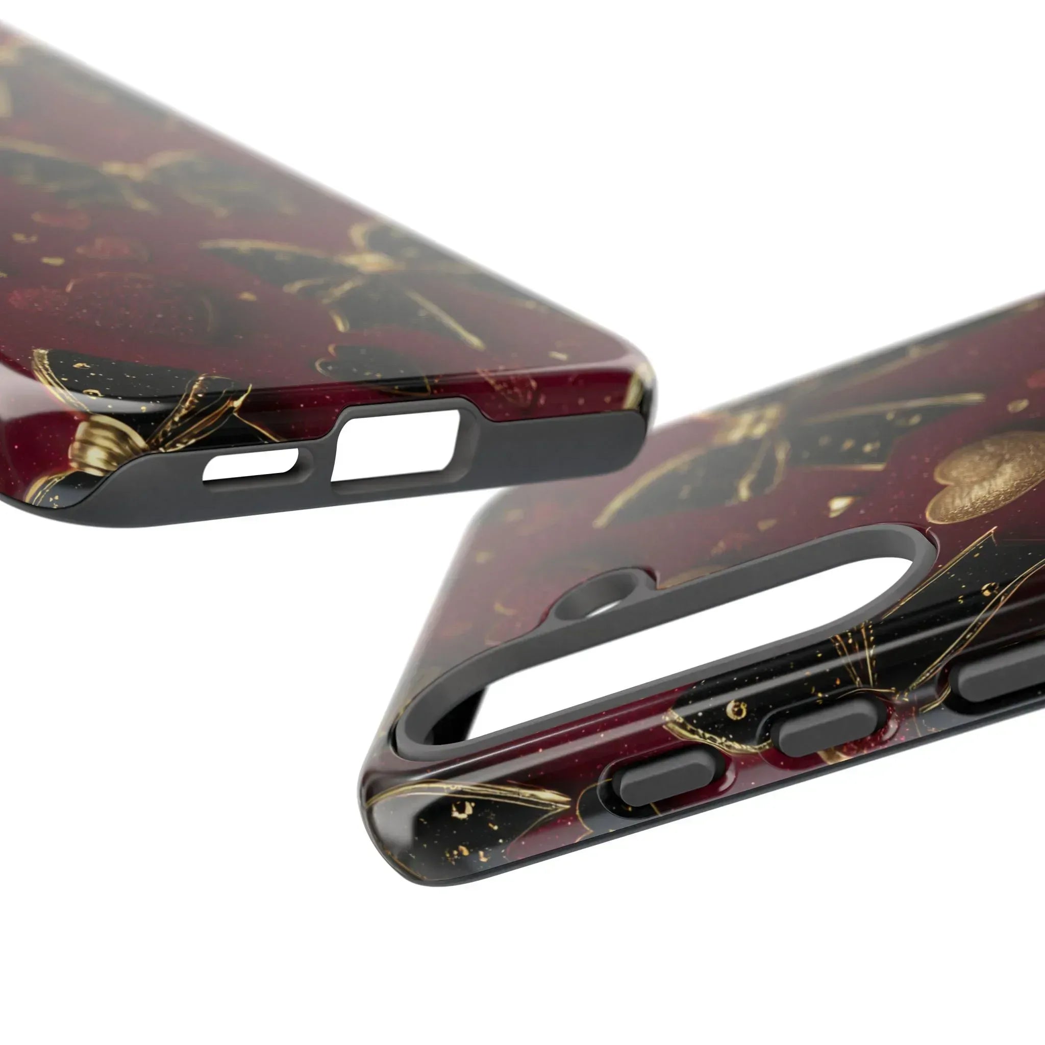 Velvet Valentine Charm Phone Case for iPhone 11-17 and Galaxy S10-S25 - KARARMDESIGN